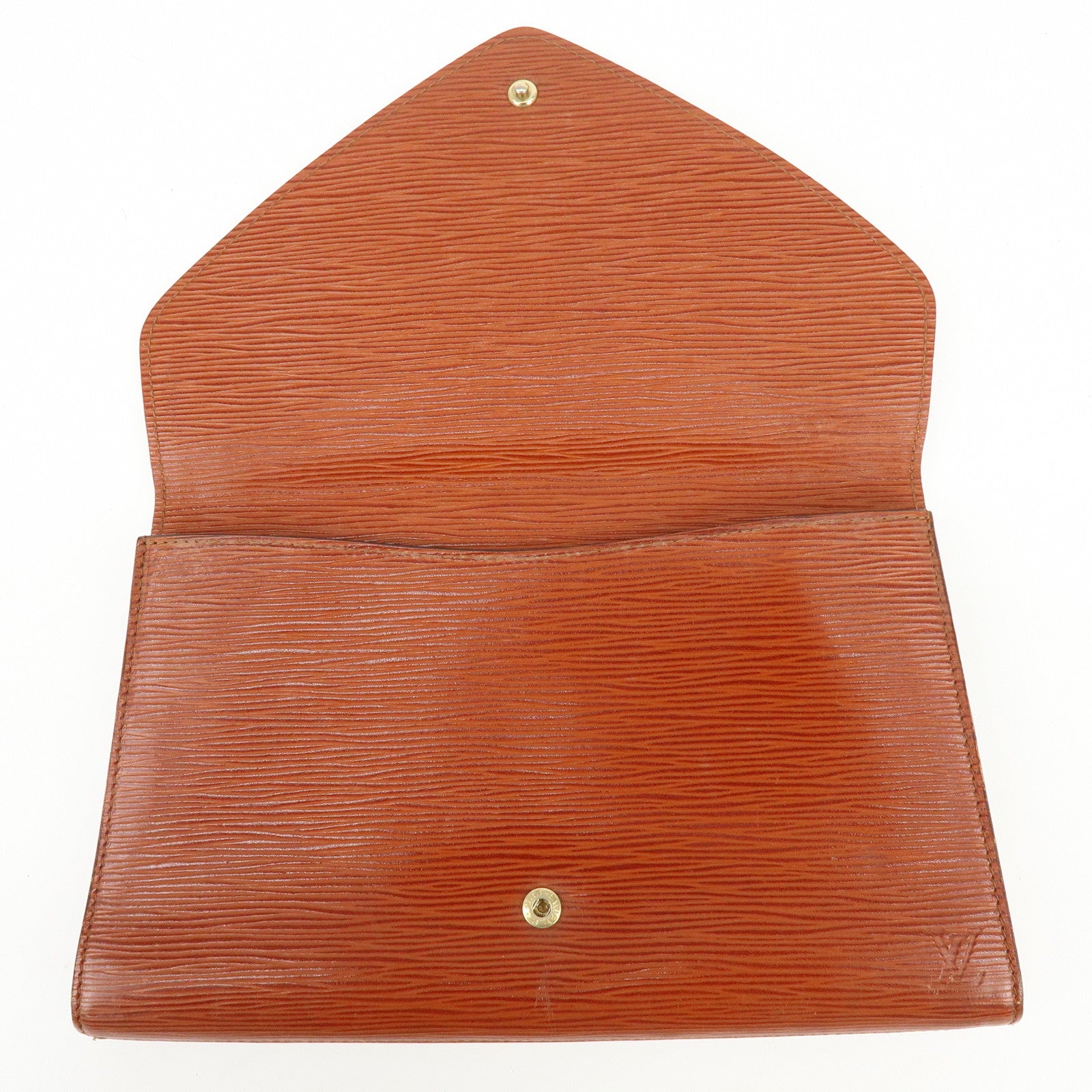 Louis Vuitton Epi Leather Art Deco Clutch Bag Kenya Brown M52633