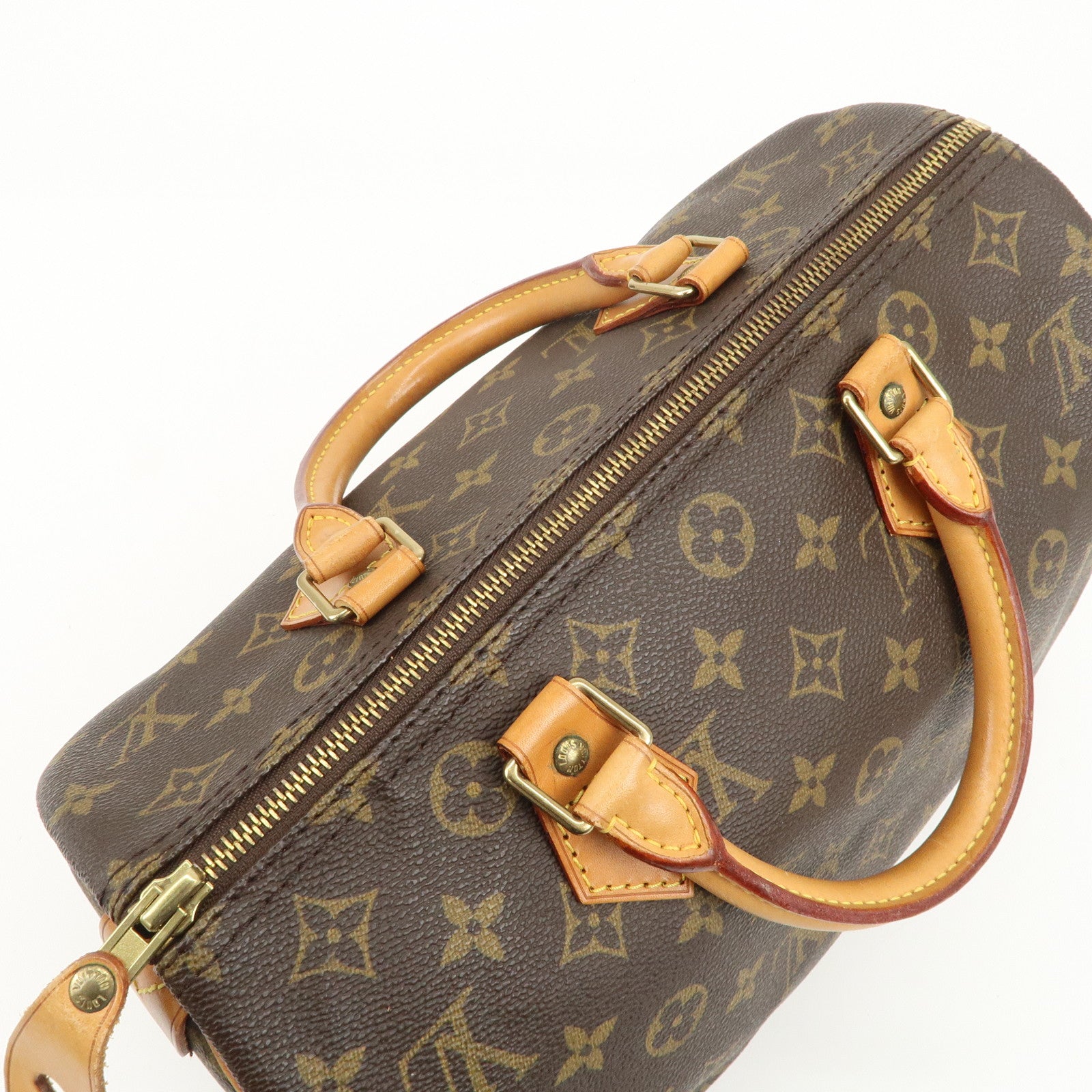 Louis Vuitton Monogram Speedy 30 Boston Bag Hand Bag Brown M41526