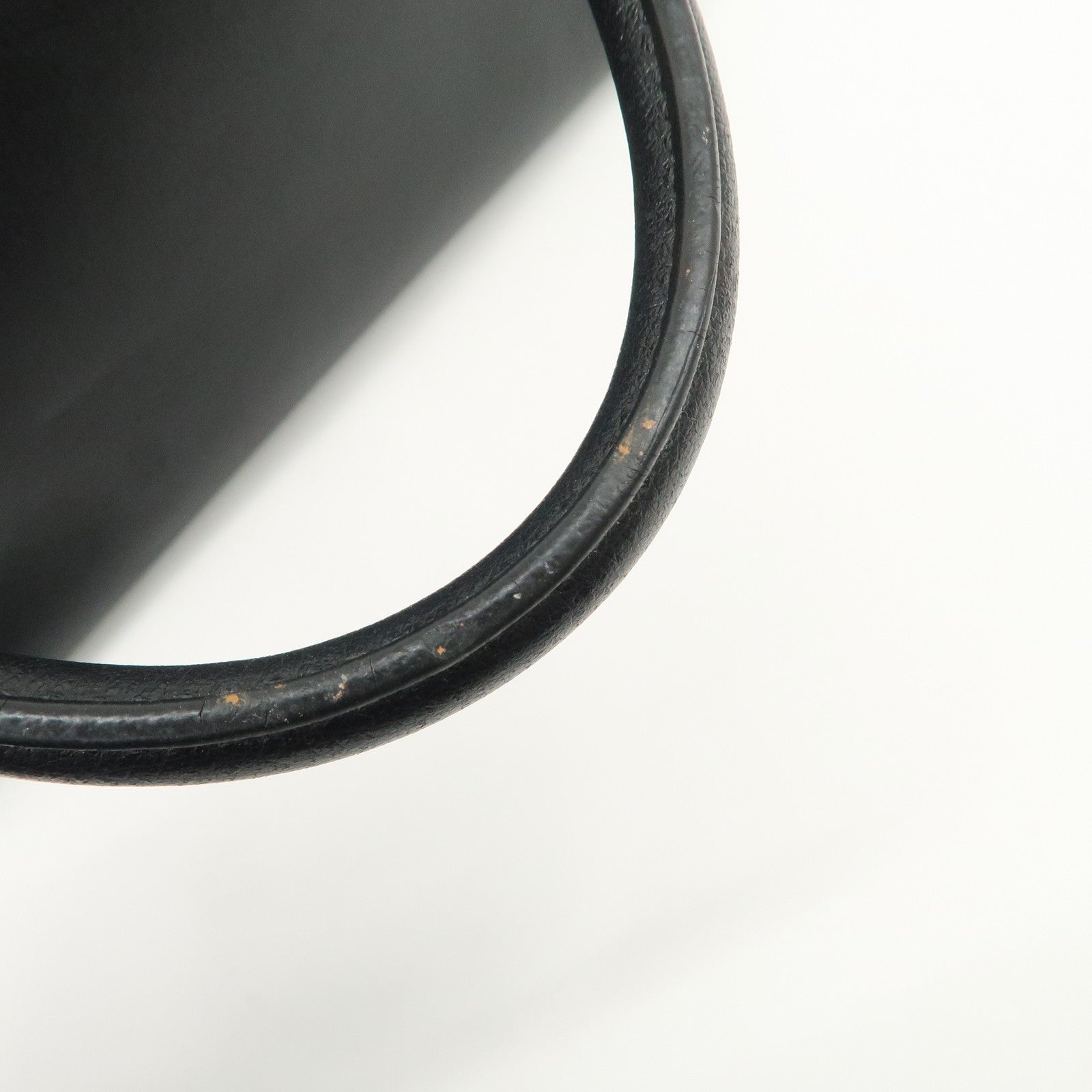 PRADA Leather 2Way Bag Hand Bag Black Gold Hardware Used