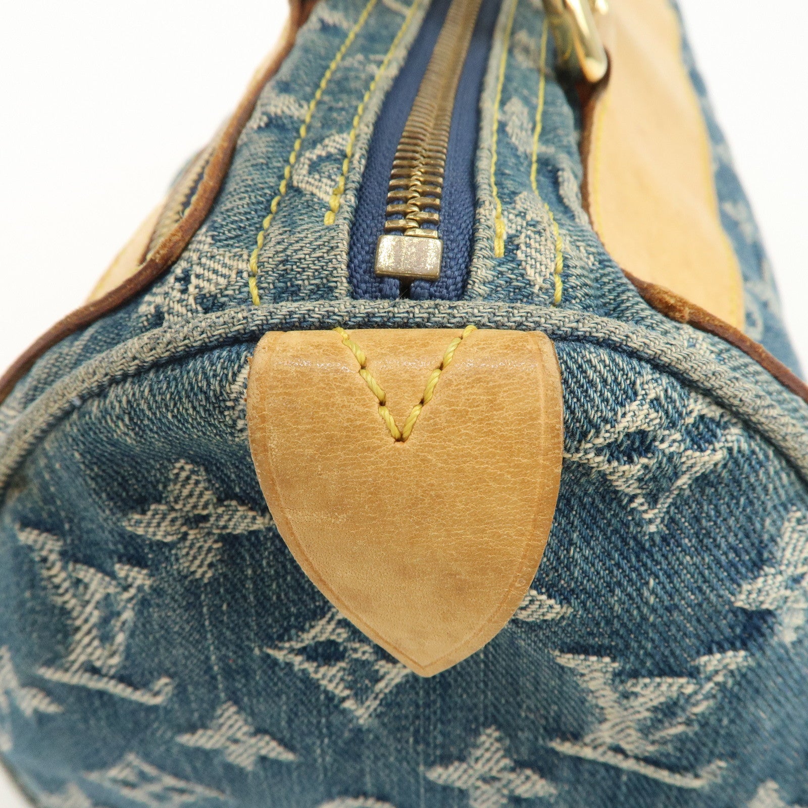 Louis Vuitton Monogram Denim Neo Speedy Boston Bag Blue M95019