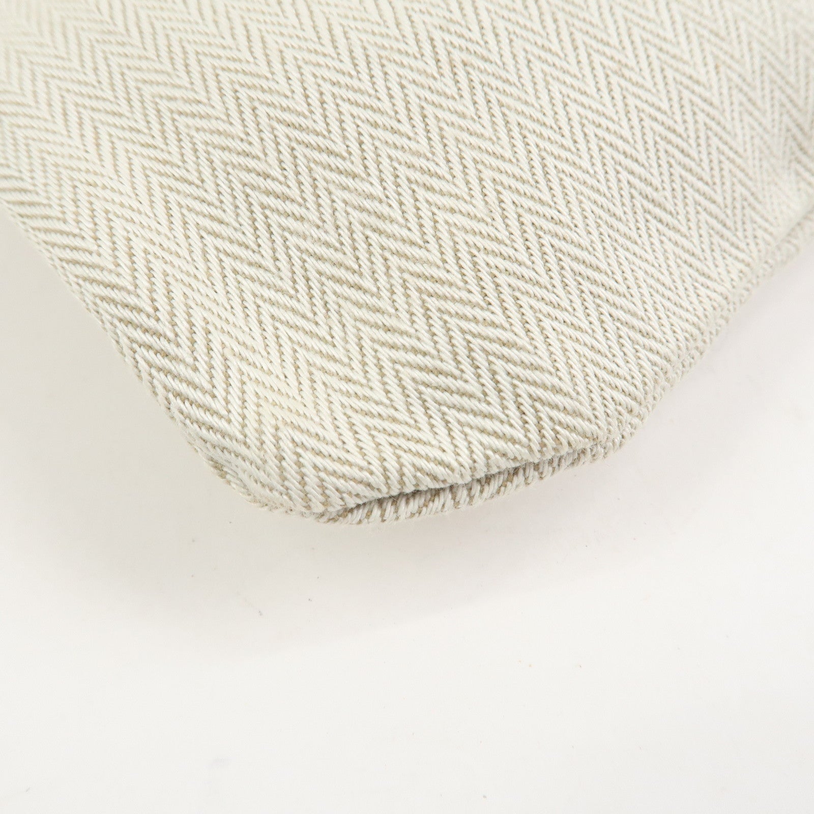 HERMES Aline PM Canvas Leather Shoulder Bag Blue