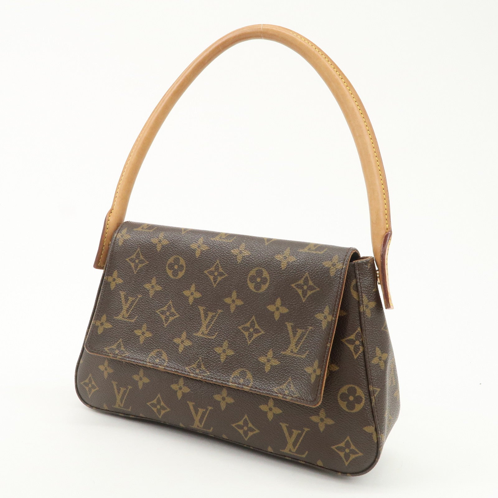 Louis Vuitton Monogram Mini Looping Shoulder Bag Brown M51147