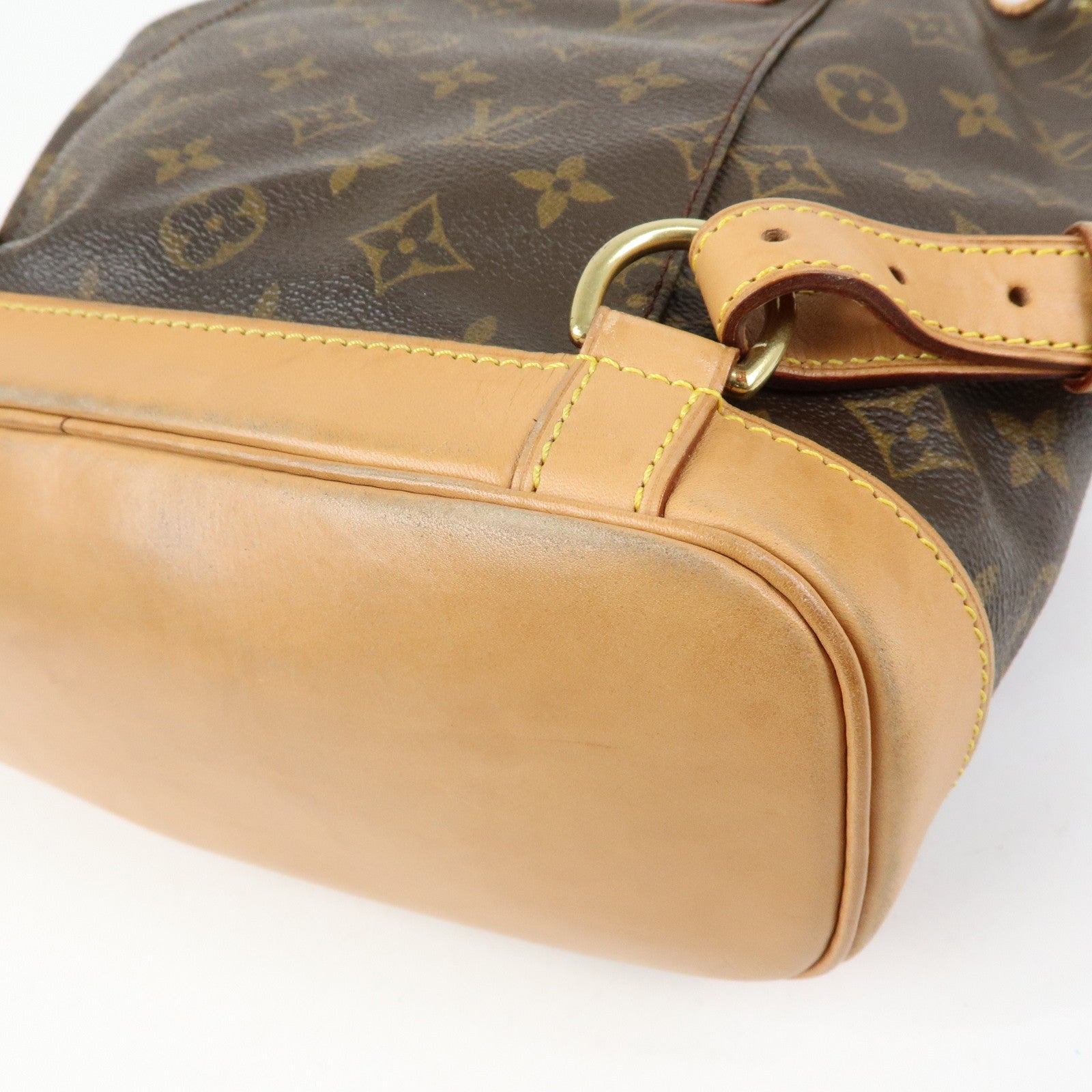 Louis Vuitton Monogram Montsouris MM Backpack Rucksack Brown M51136