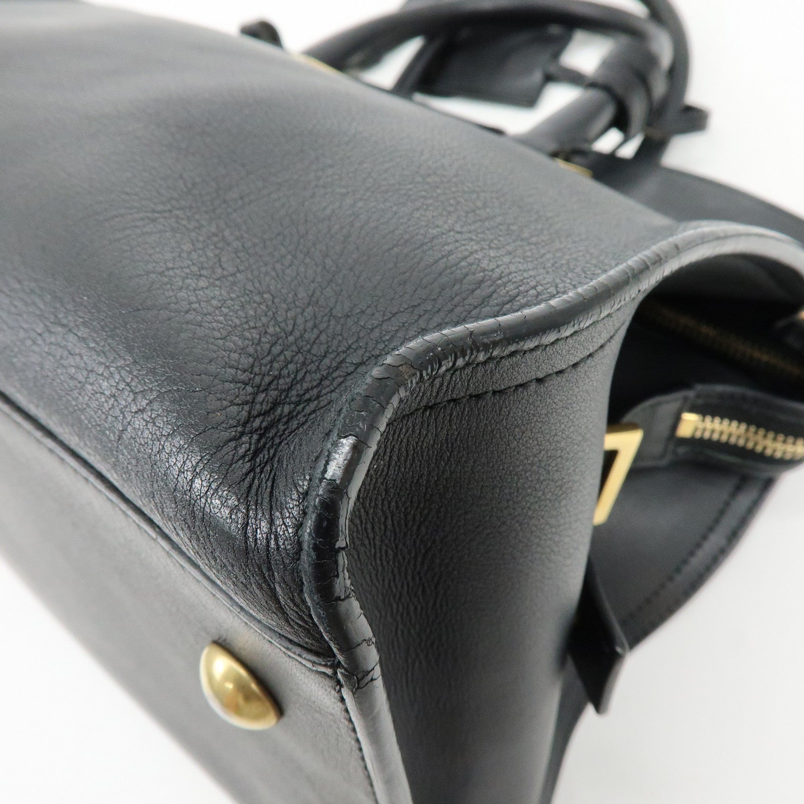 SAINT LAURENT PARIS Petit Cabas Y Line Leather 2Way Bag 311210