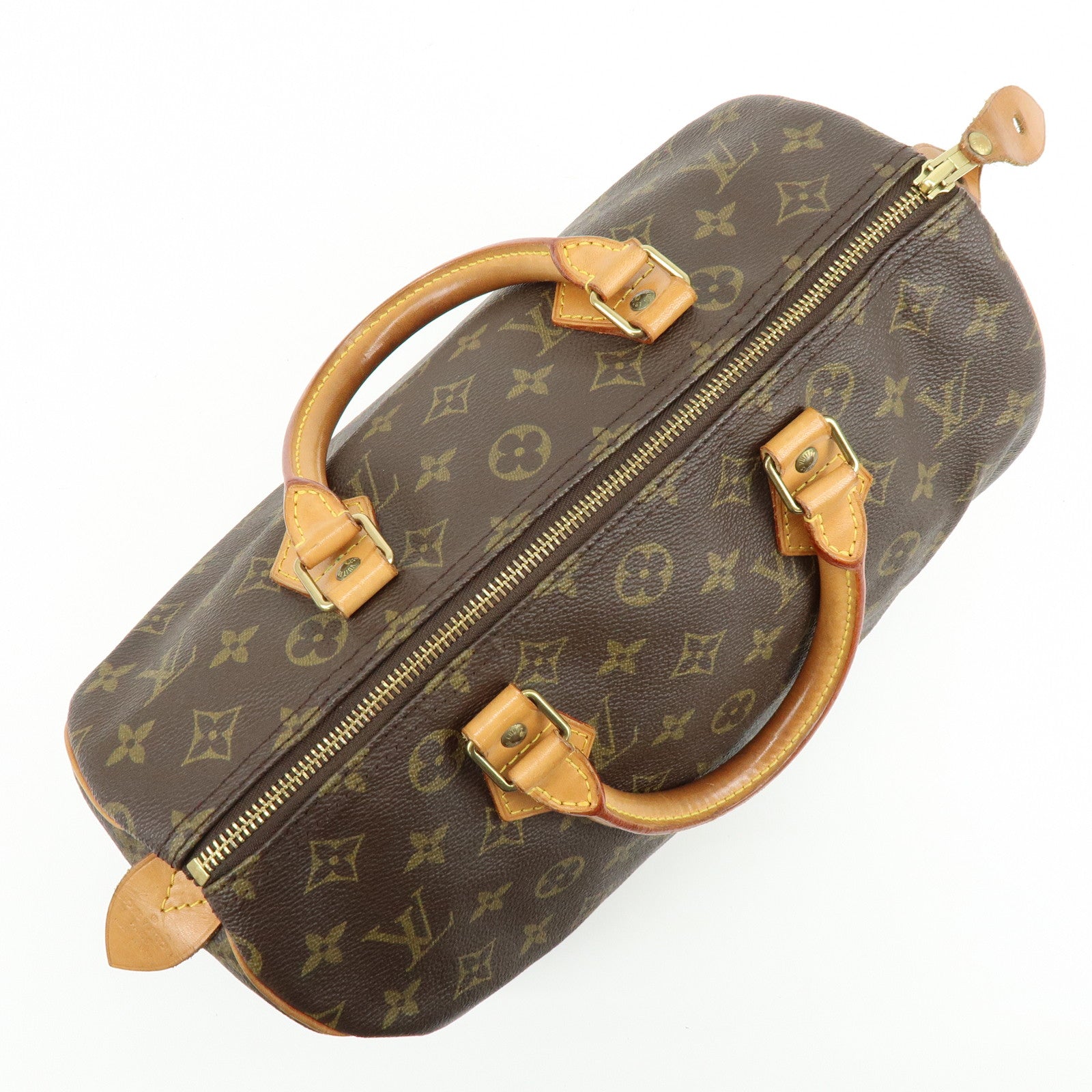 Louis Vuitton Monogram Speedy 30 Boston Bag Hand Bag Brown M41526