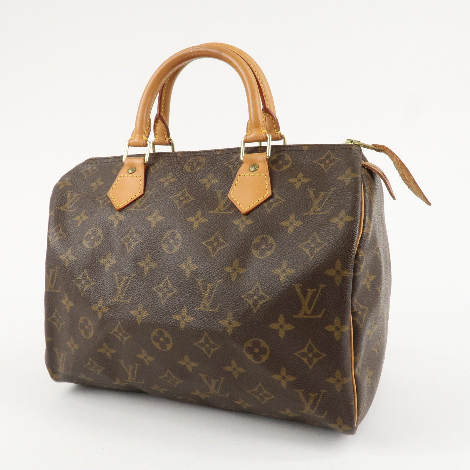 Louis Vuitton Monogram Speedy 30 Hand Bag Boston Bag M41108 Used