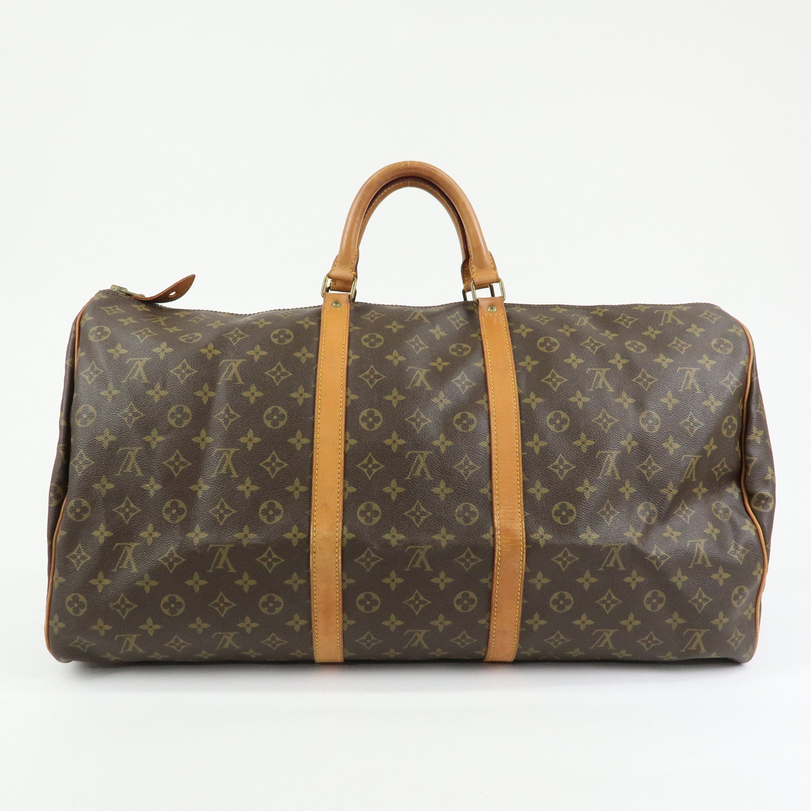 Louis Vuitton Monogram Keep All 60 Boston Bag Brown M41422