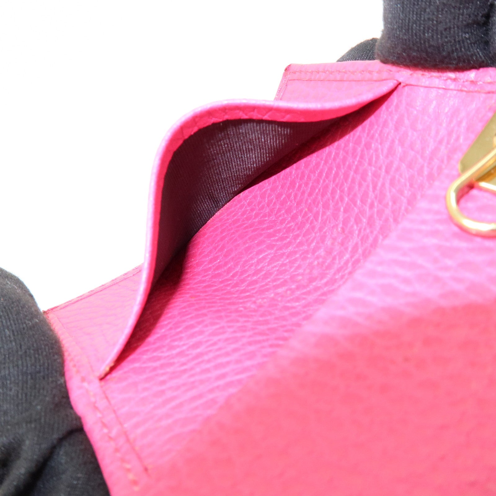 GUCCI GG Marmont Leather 6 Rings Key Case Key Holder Pink 456118