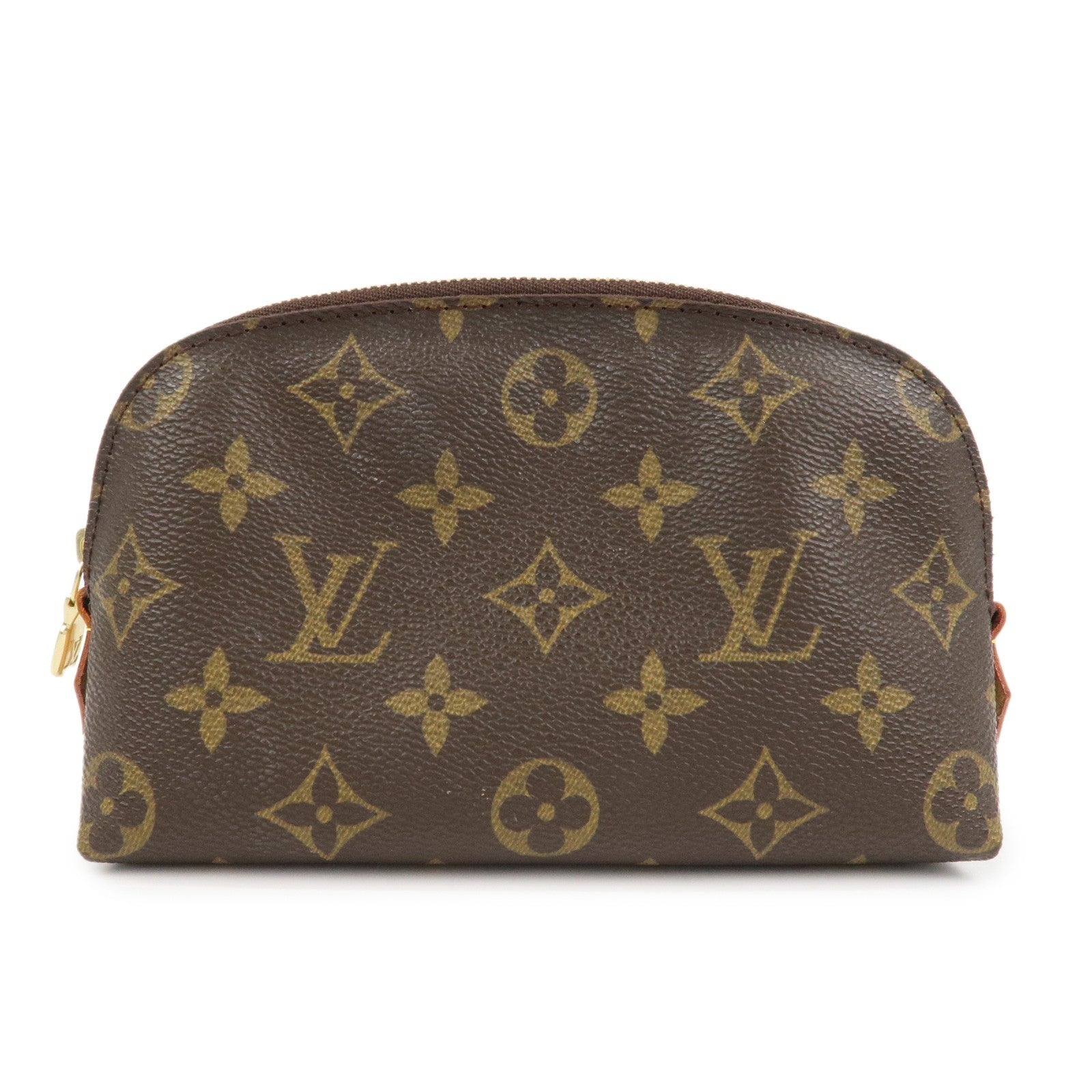 Louis Vuitton Monogram Canvas Pochette Cosmetic Pouch Brown M47515