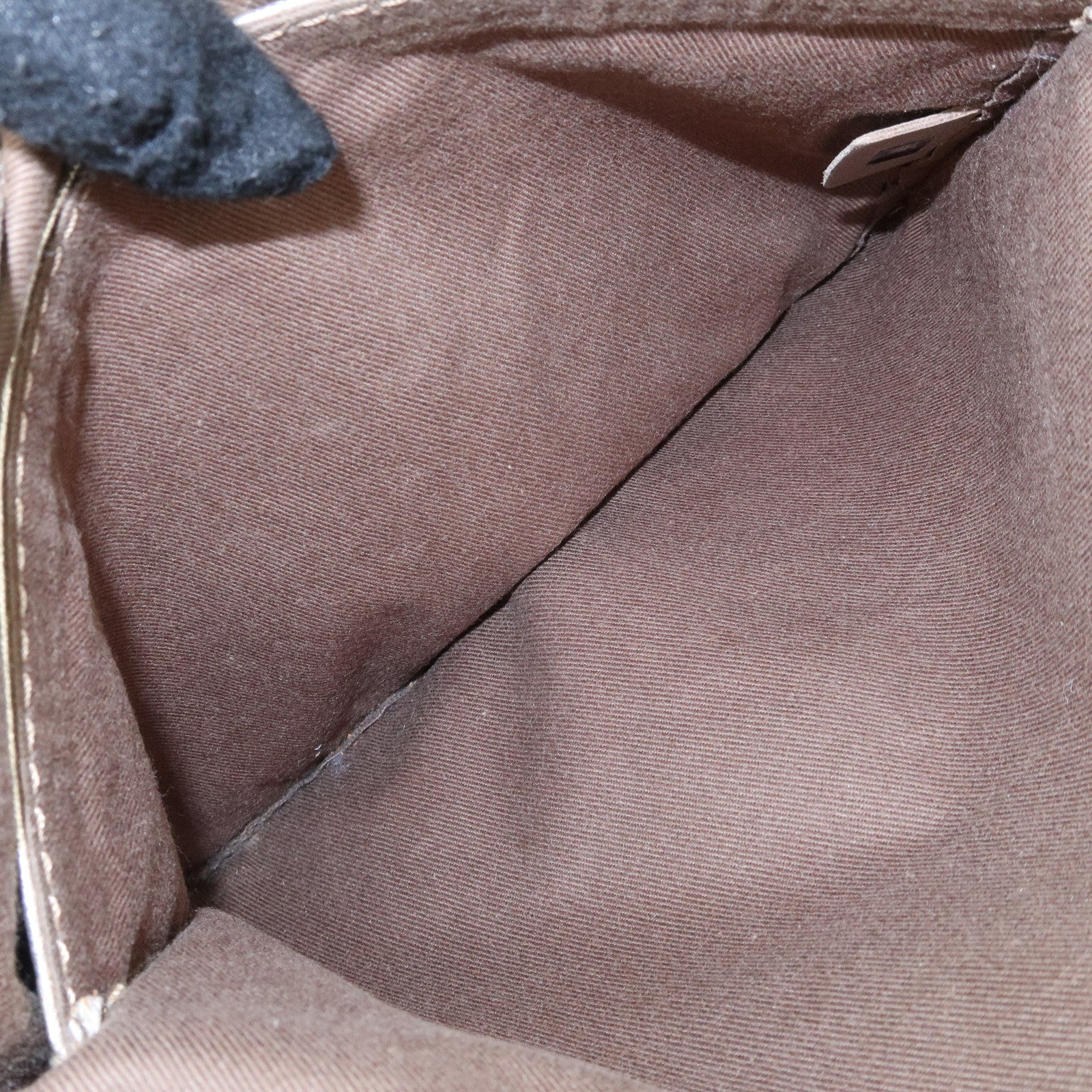 Chloe Harley Canvas Leather Shoulder Crossbody Bag Beige Gold