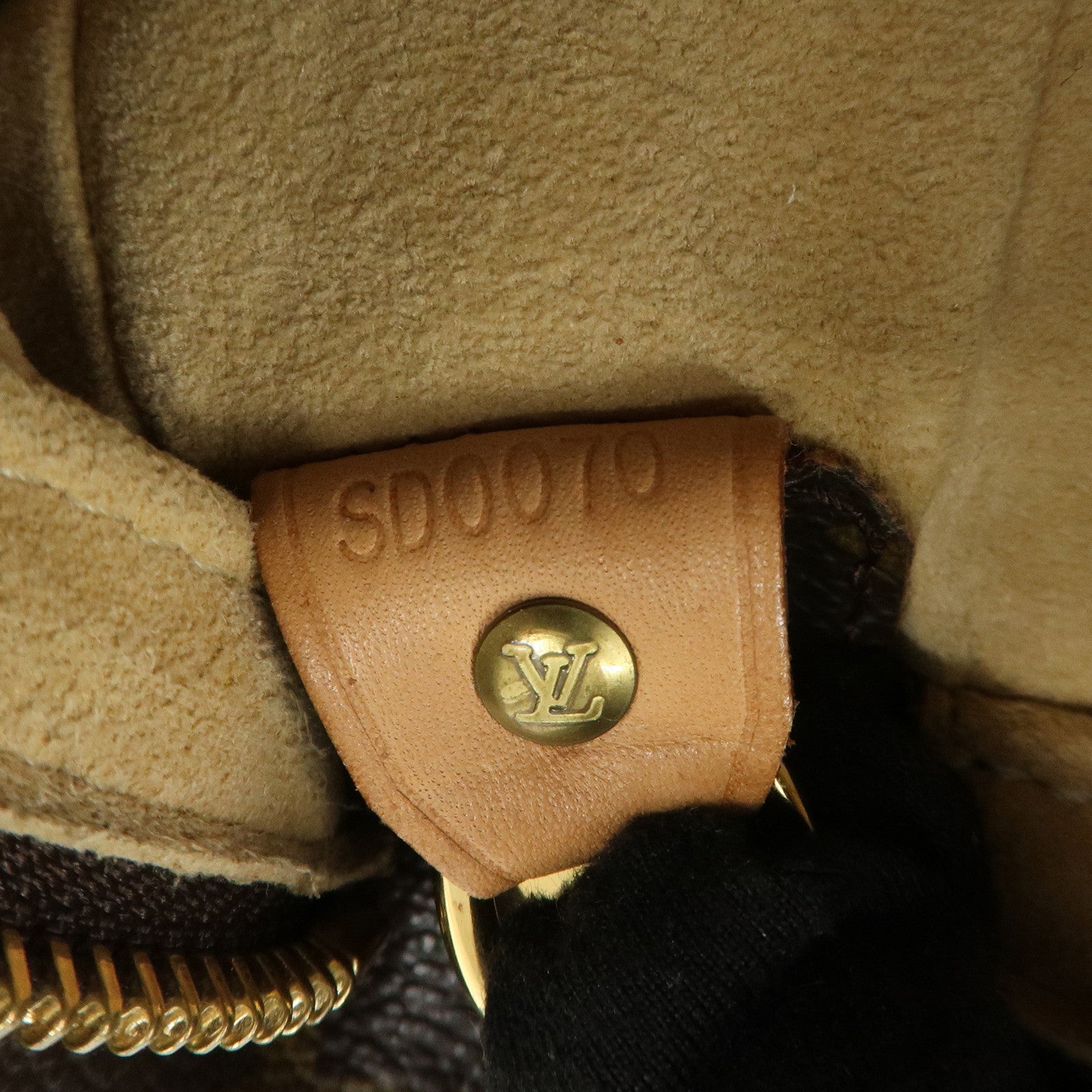 Louis Vuitton Monogram Looping GM Shoulder Bag Brown M51145