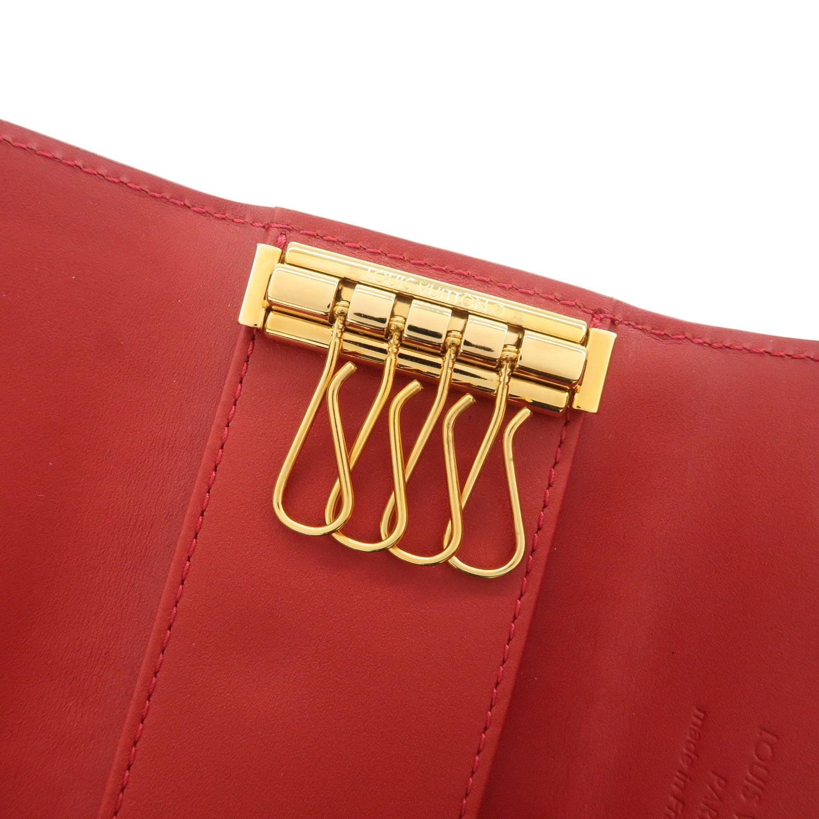 Louis Vuitton Vernis Multicles 4 Key Case Key Holder Cerise M91976