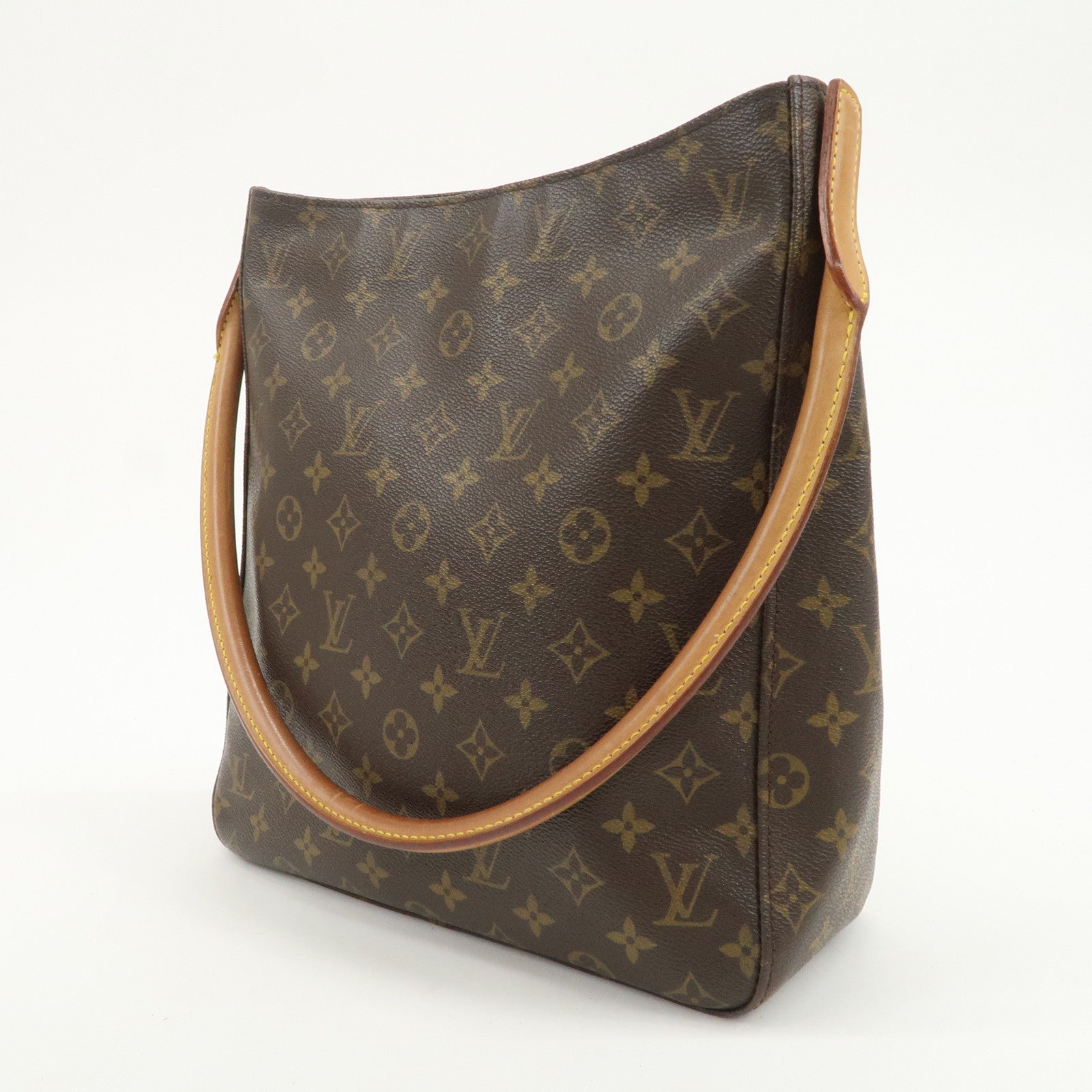 Louis Vuitton Monogram Looping GM Shoulder Bag Brown M51145