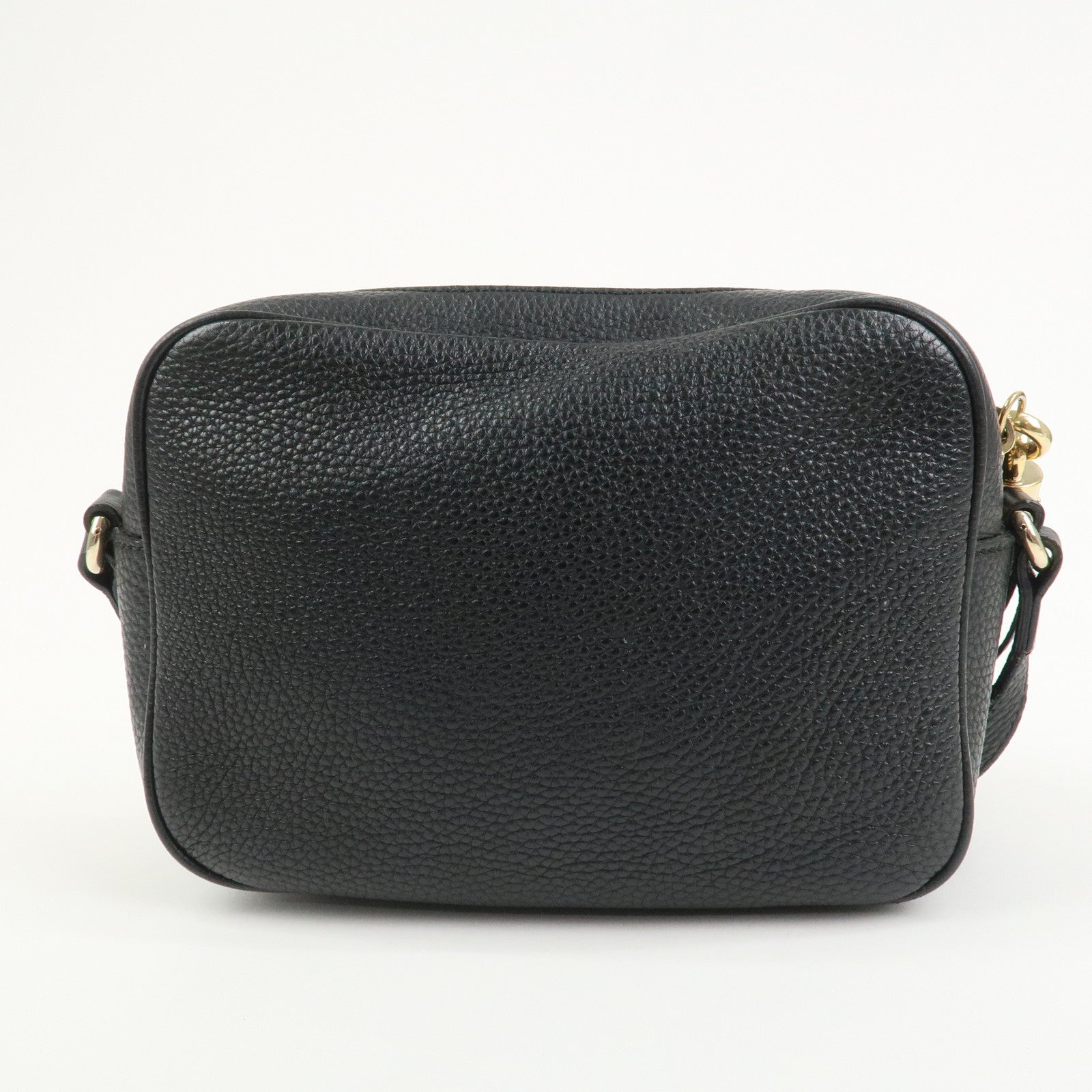 GUCCI SOHO Leather Shoulder Bag Crossbody Bag Black 308364