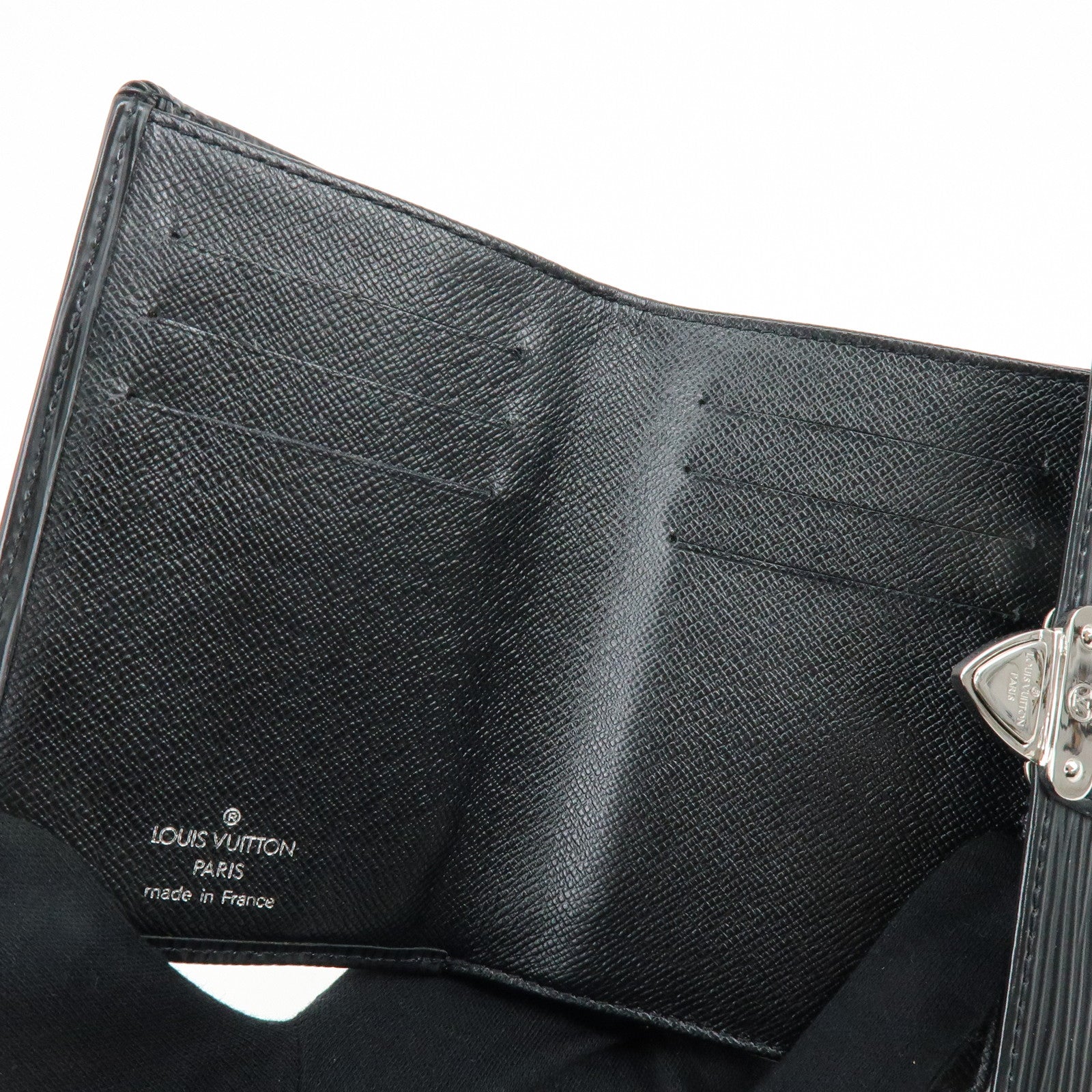Louis Vuitton Epi Portefeuille Koala Compact Wallet Noir M58012