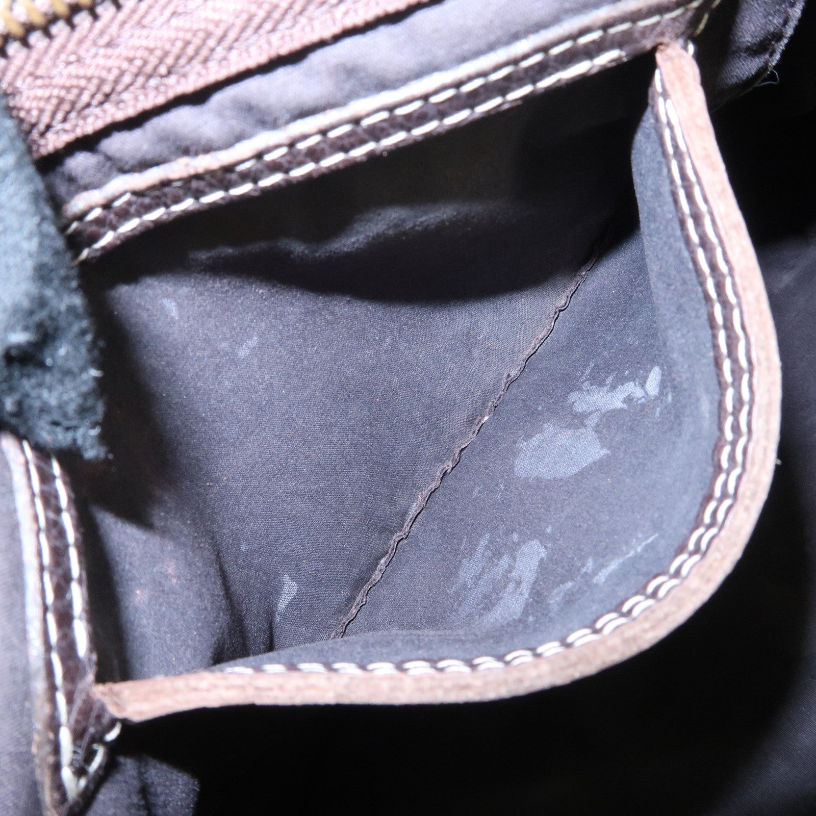 Louis Vuitton Monogram Mini Lin Speedy 30 Boston Bag Ebene M95224 Used Used