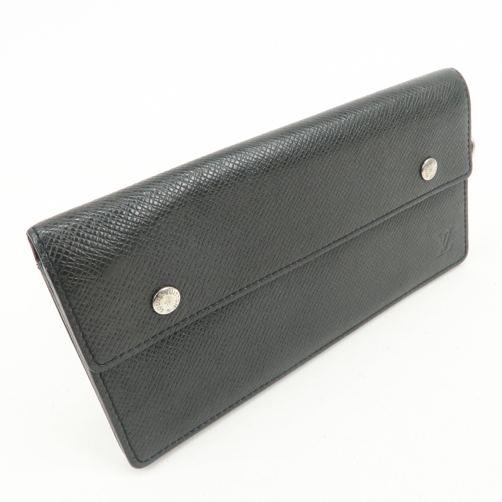 Louis Vuitton Taiga Portefeuille Accordion Wallet Ardoise M30992