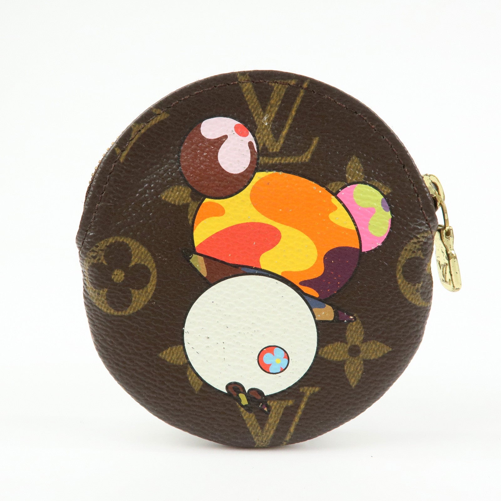 Louis Vuitton Porte-Monnaie Rond Monogram Panda Coin Case M61928