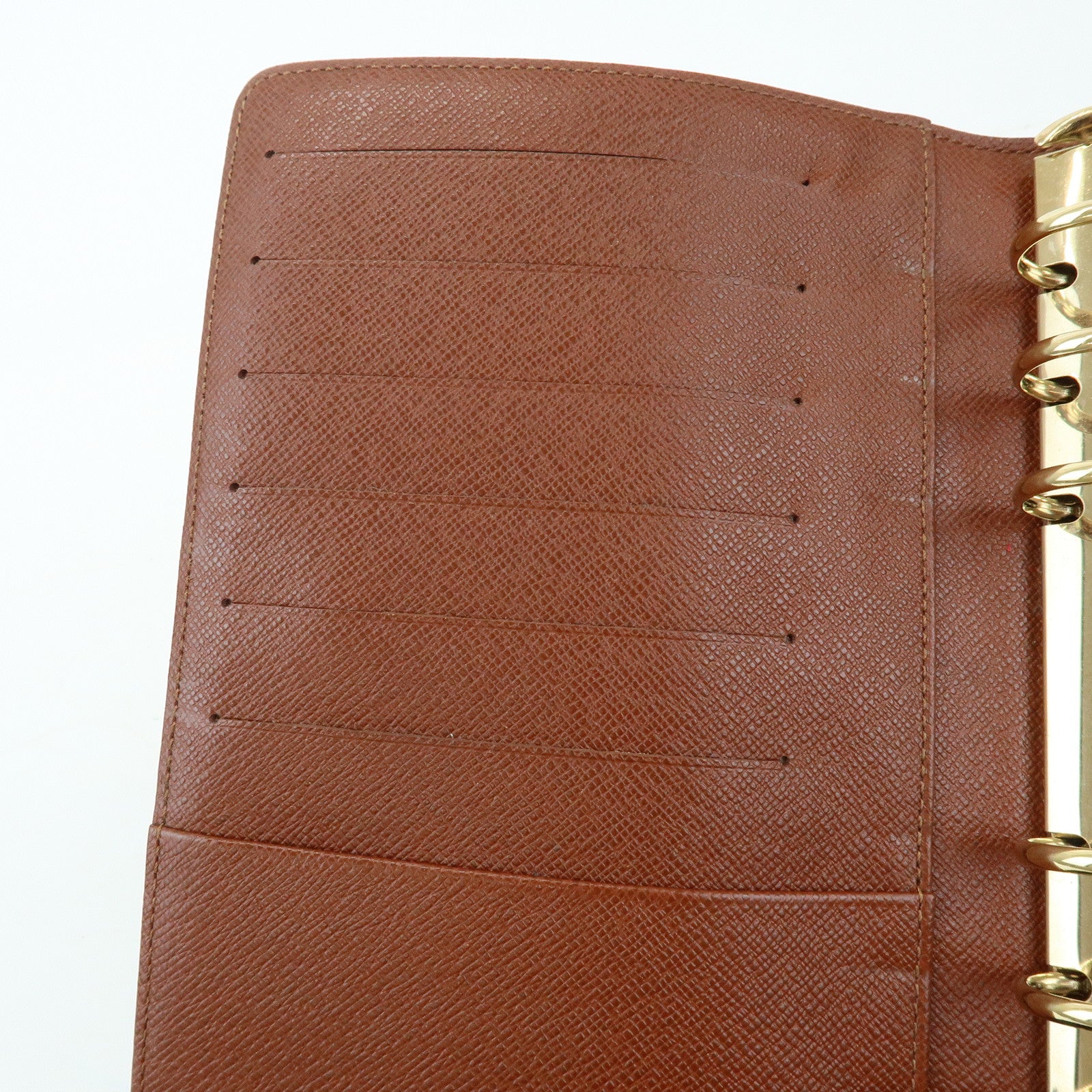 Louis Vuitton Monogram Agenda MM Planner Cover Brown R20105