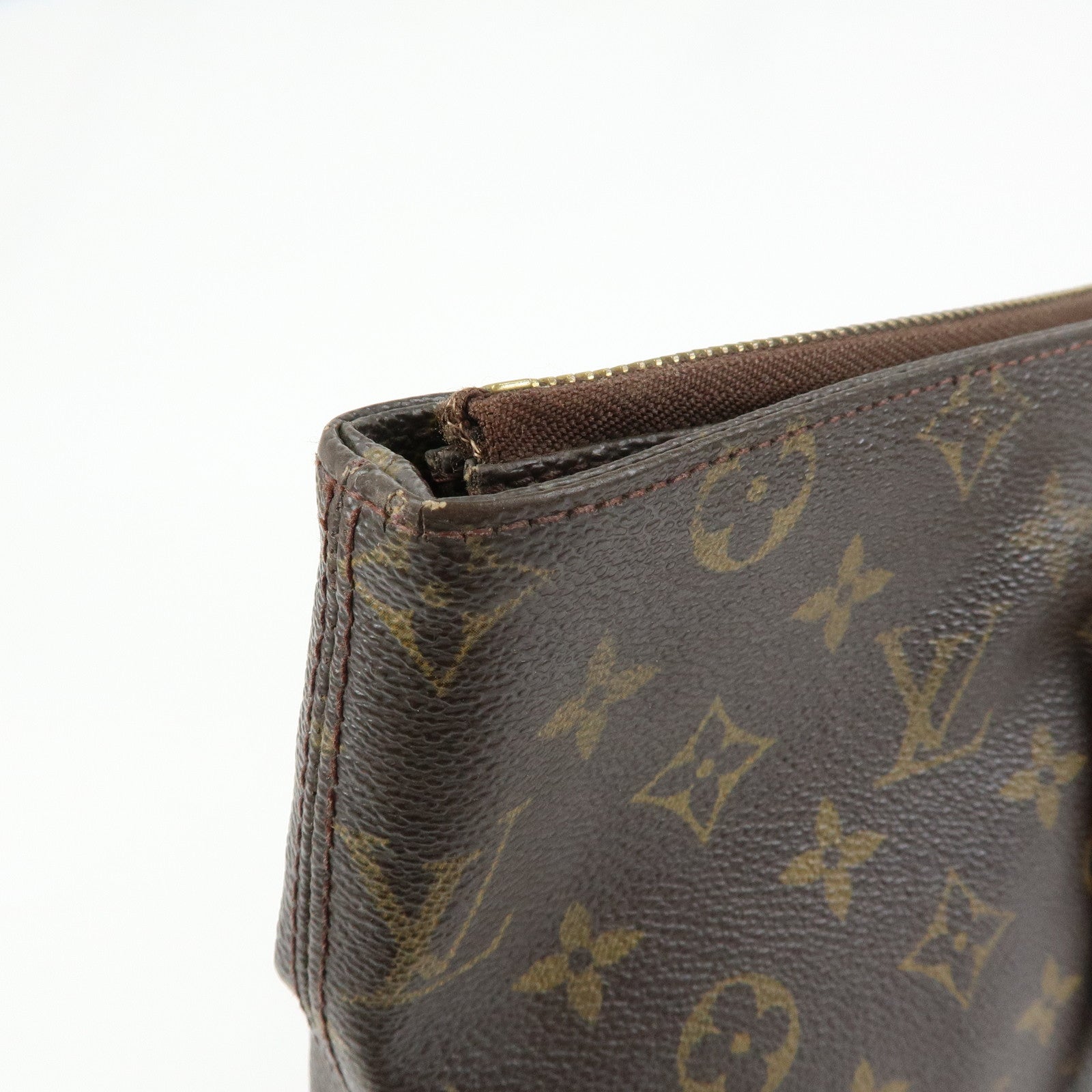 Louis Vuitton Monogram Cabas Mezzo Tote Bag Shoulder Bag M51151