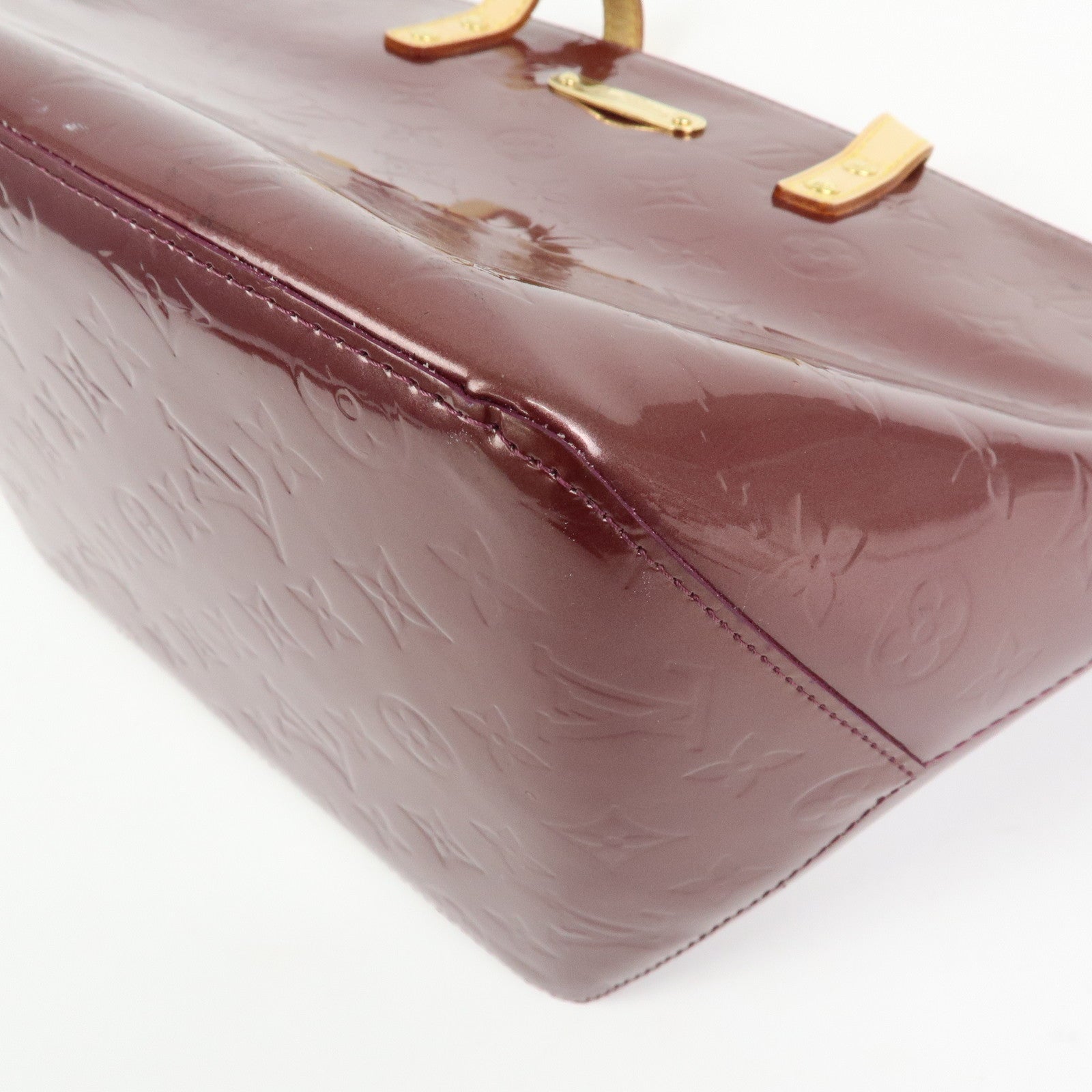 Louis Vuitton Monogram Vernis Bellevue PM Hand Bag Violet M93584