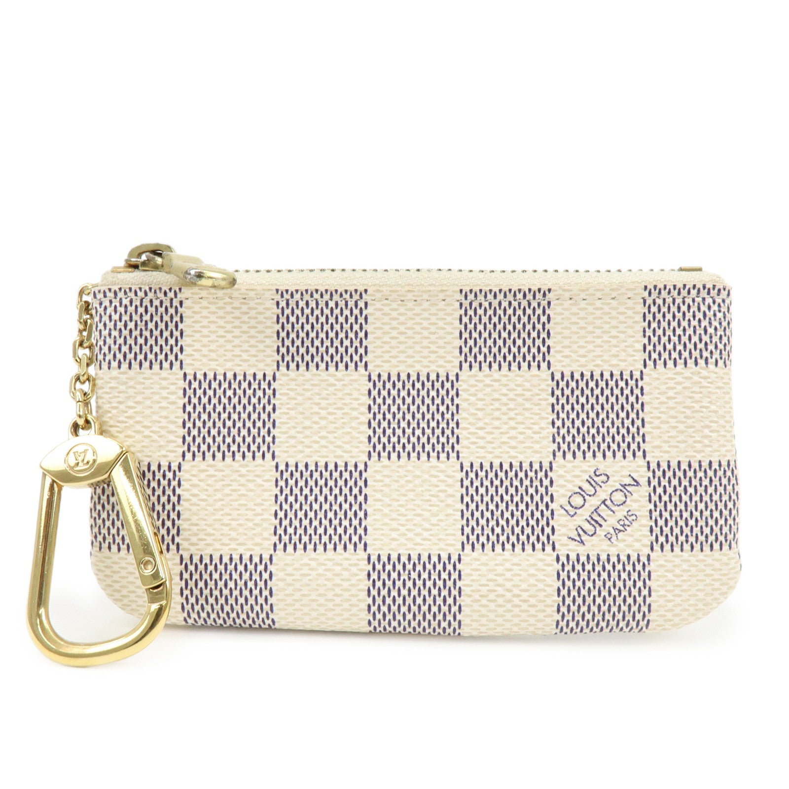 Louis Vuitton Damier Azur Pochette Cles Coin Case N62659