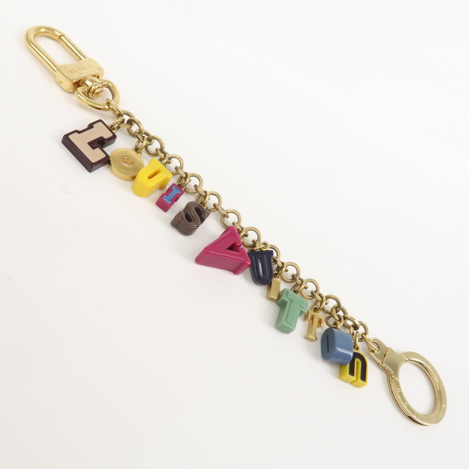 Louis Vuitton Porte Cles Chaine Playtime Metal Key Chain M66202