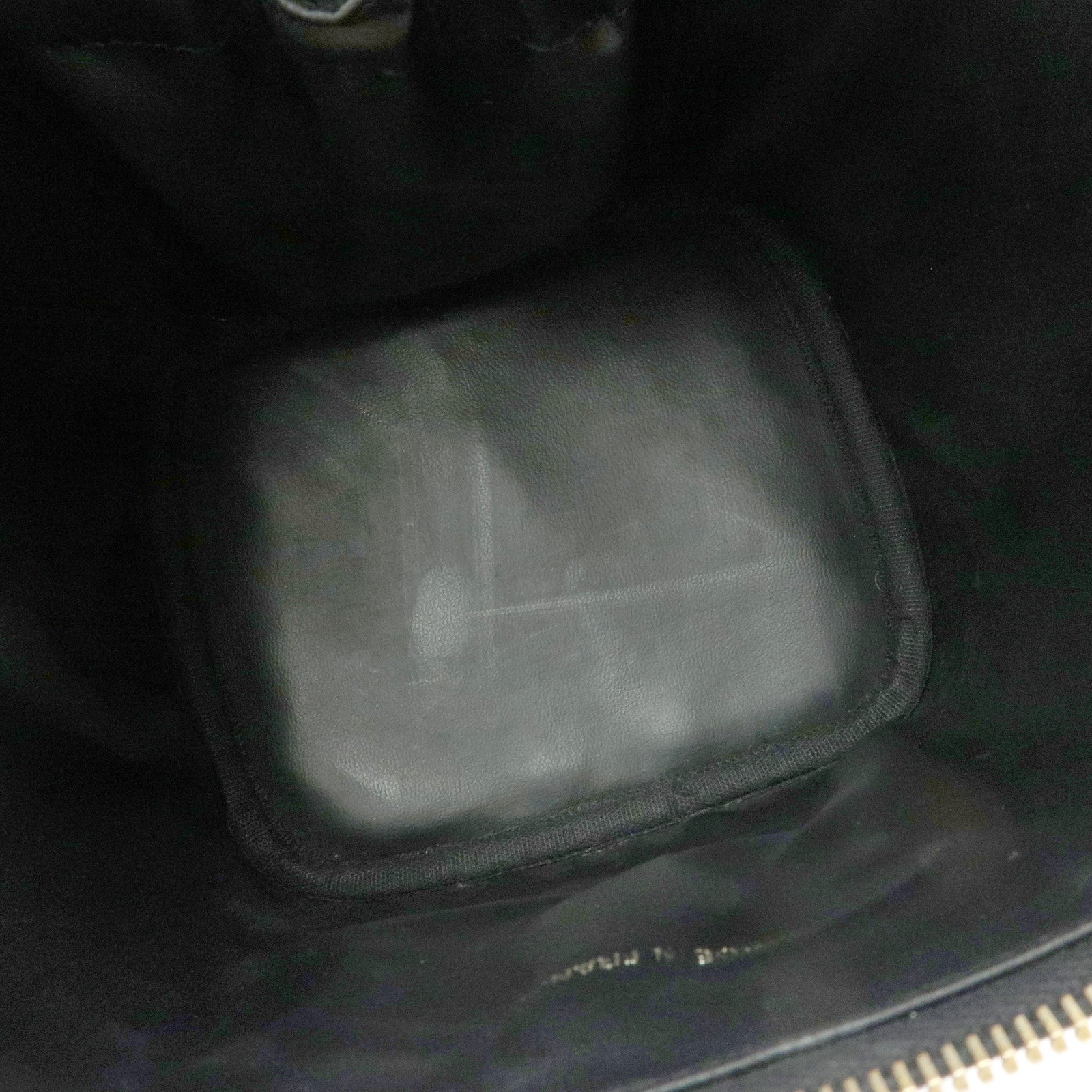 CHANEL COCO Mark Caviarskin Vanity Bag Hand Bag Black A01998