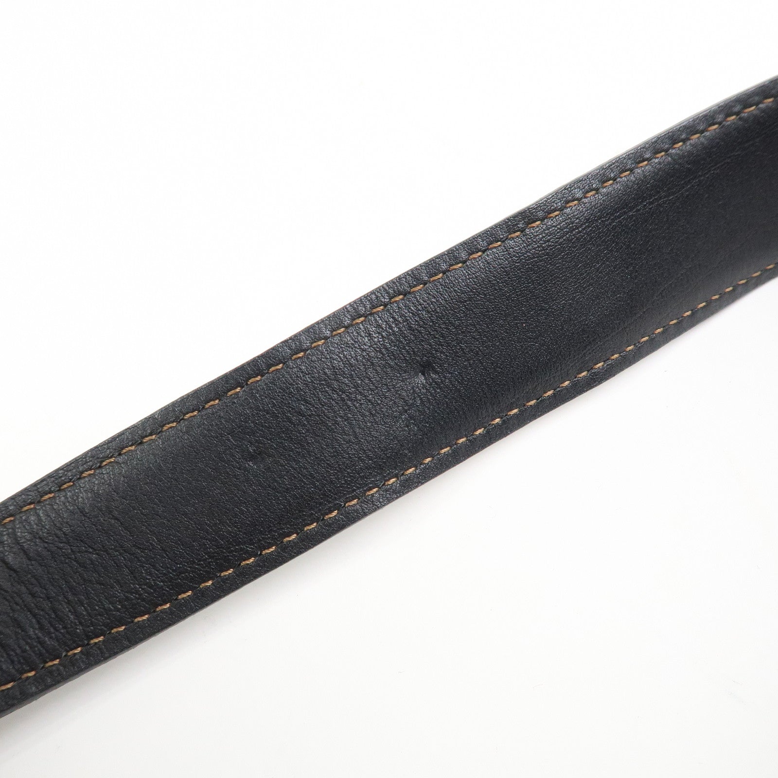 LOEWE Logo Leather Shoulder Bag Hand Bag Crossbody Bag Black