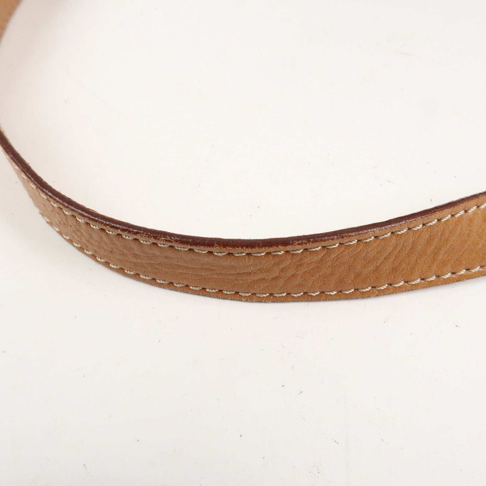 CELINE Macadam PVC Leather Shoulder Bag Brown