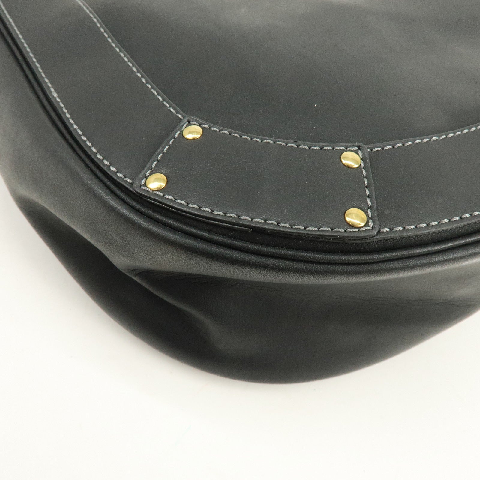 Chloe Eden Leather Tassel Shoulder Bag Crossbody Bag Black