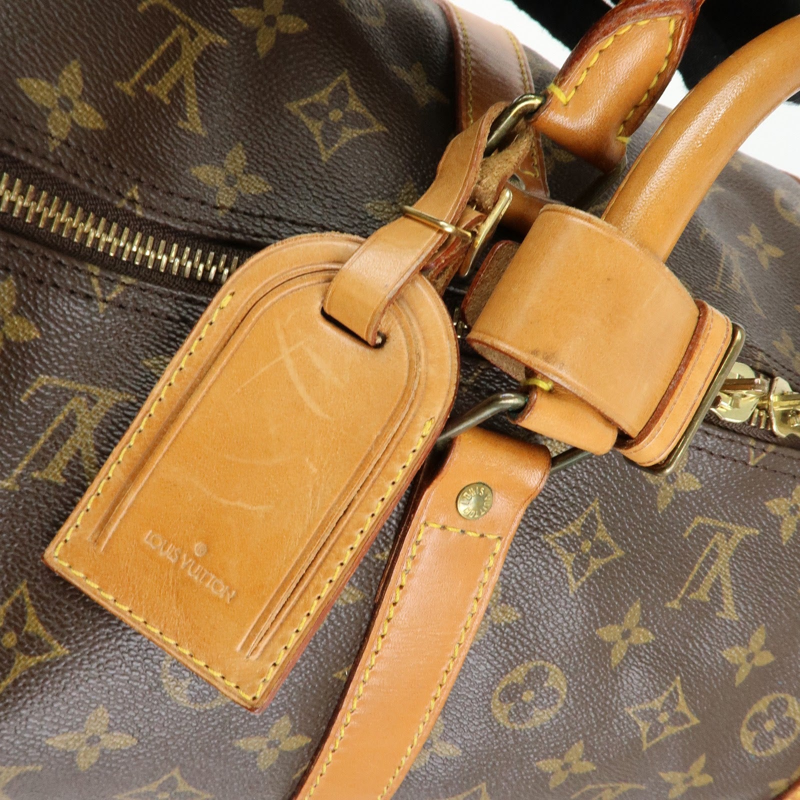 Louis Vuitton Monogram Keep All Bandouliere 60 Boston Bag M41412