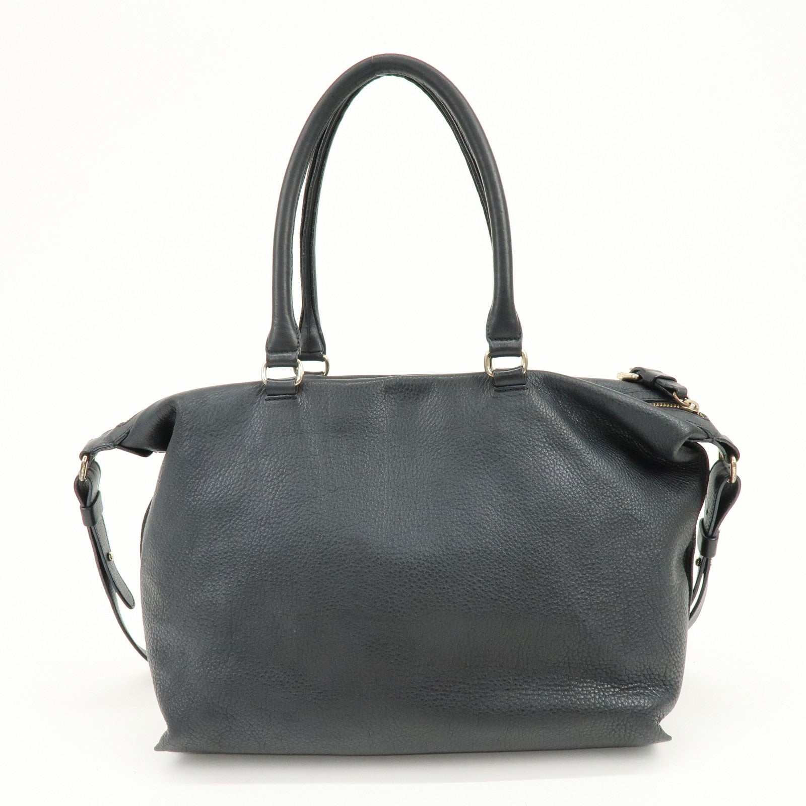 Chloe See By Chloe Leather 2Way Bag Shoulder Bag Hand Bag Black