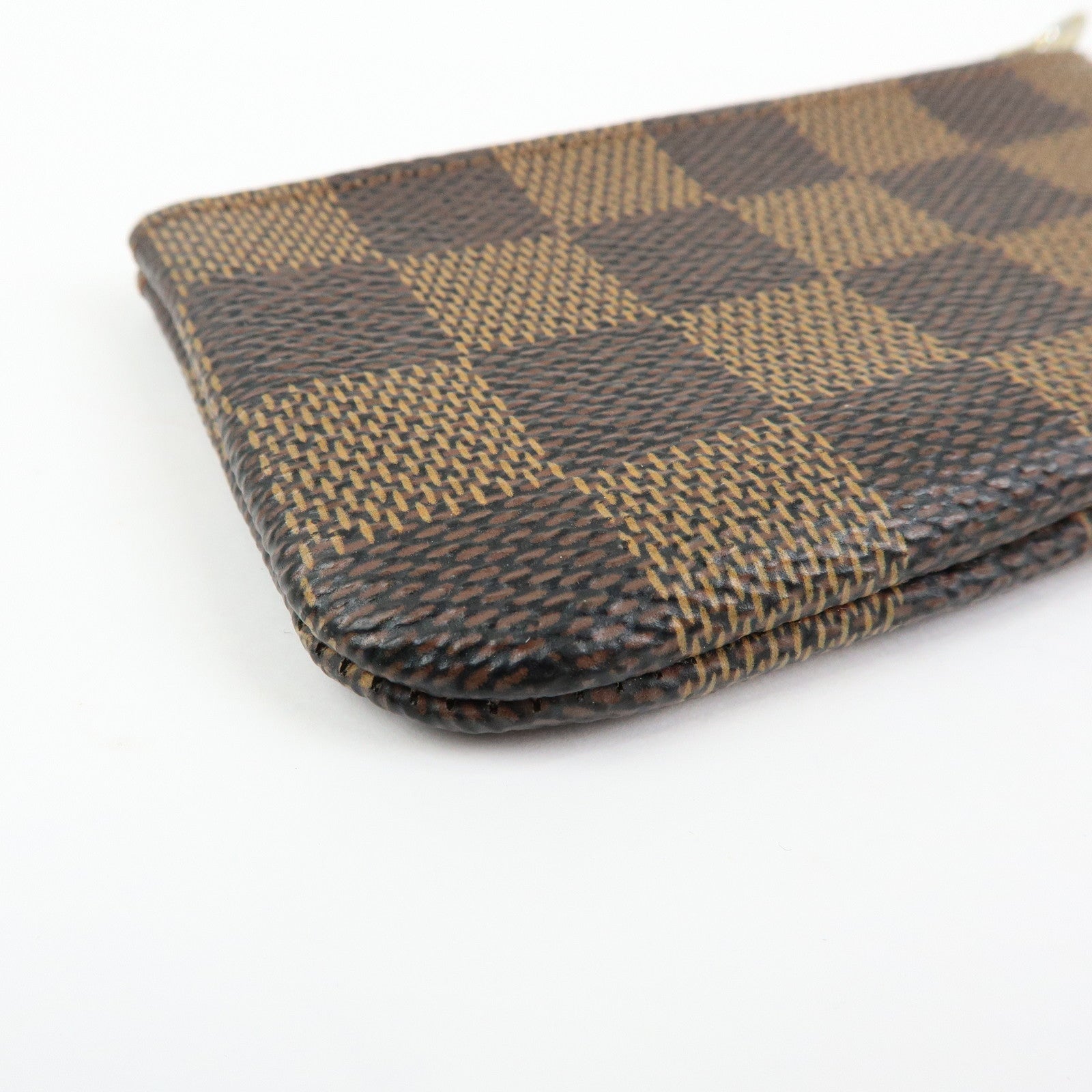 Louis Vuitton Damier Canvas Pochette Cles Damier Ebene N62658