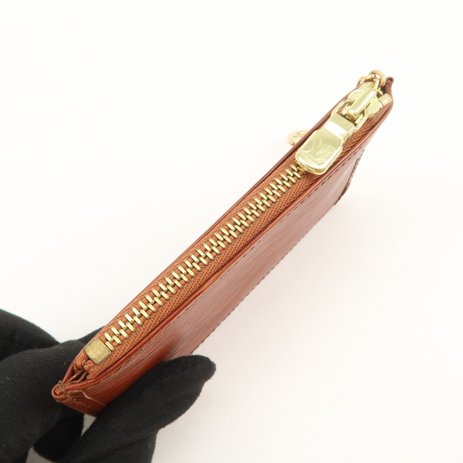 Louis Vuitton Epi Pochette Cles Coin Case Kenya Brown M63803