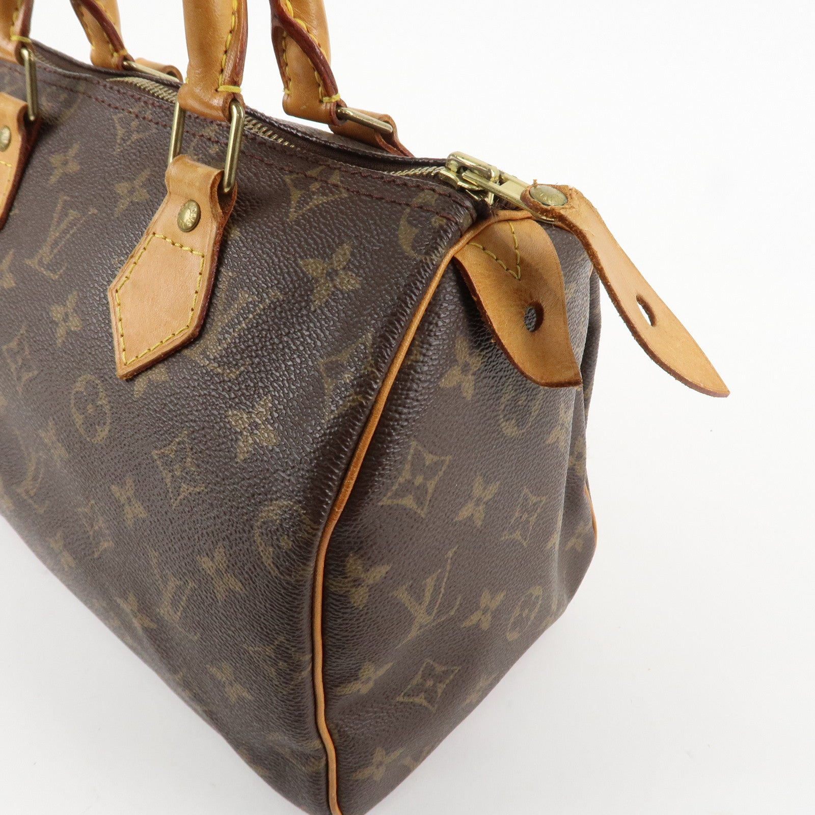 Louis Vuitton Monogram Speedy 25 Hand Bag Boston Bag M41528 Used
