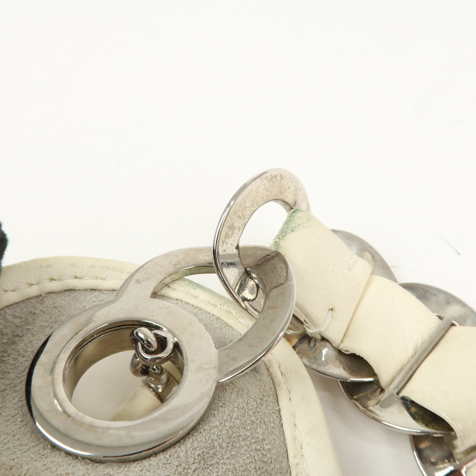 Christian Dior Jazz Club Logo Leather Hand Bag Chain Shoulder Bag