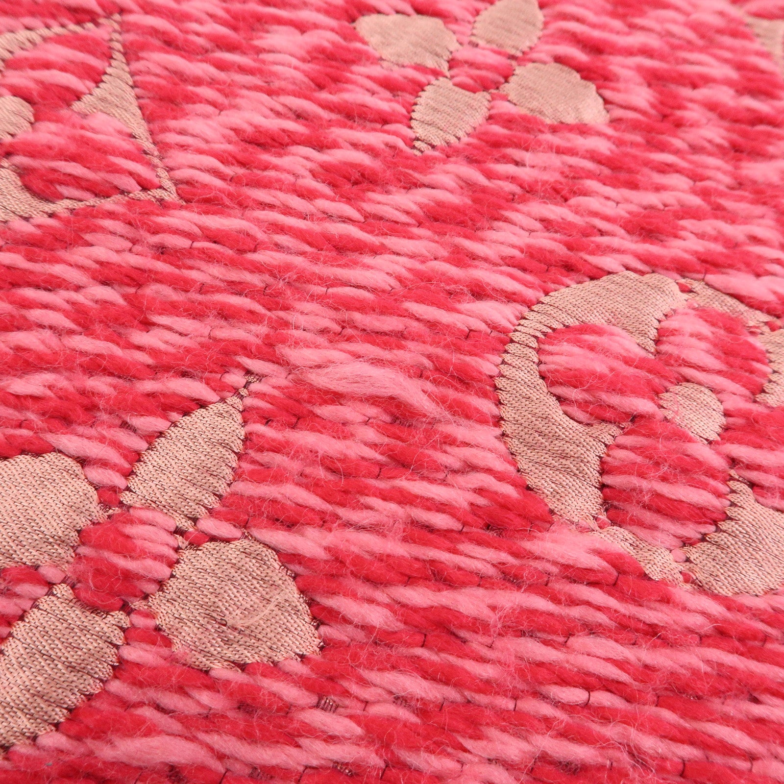 Louis Vuitton Monogram Wool Silk Scarf Echarpe Logomania M78706