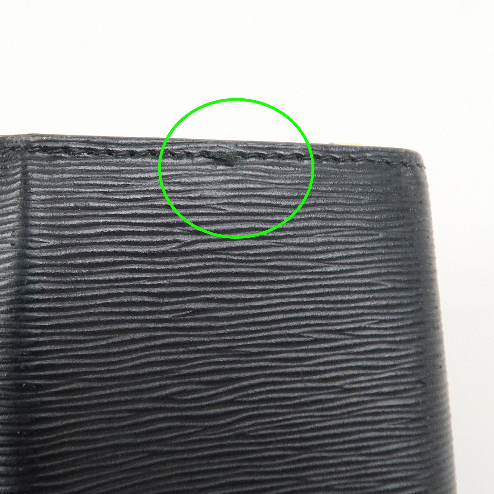 PRADA Triangle Logo Leather 6 Rings Key Case Black 1PG222