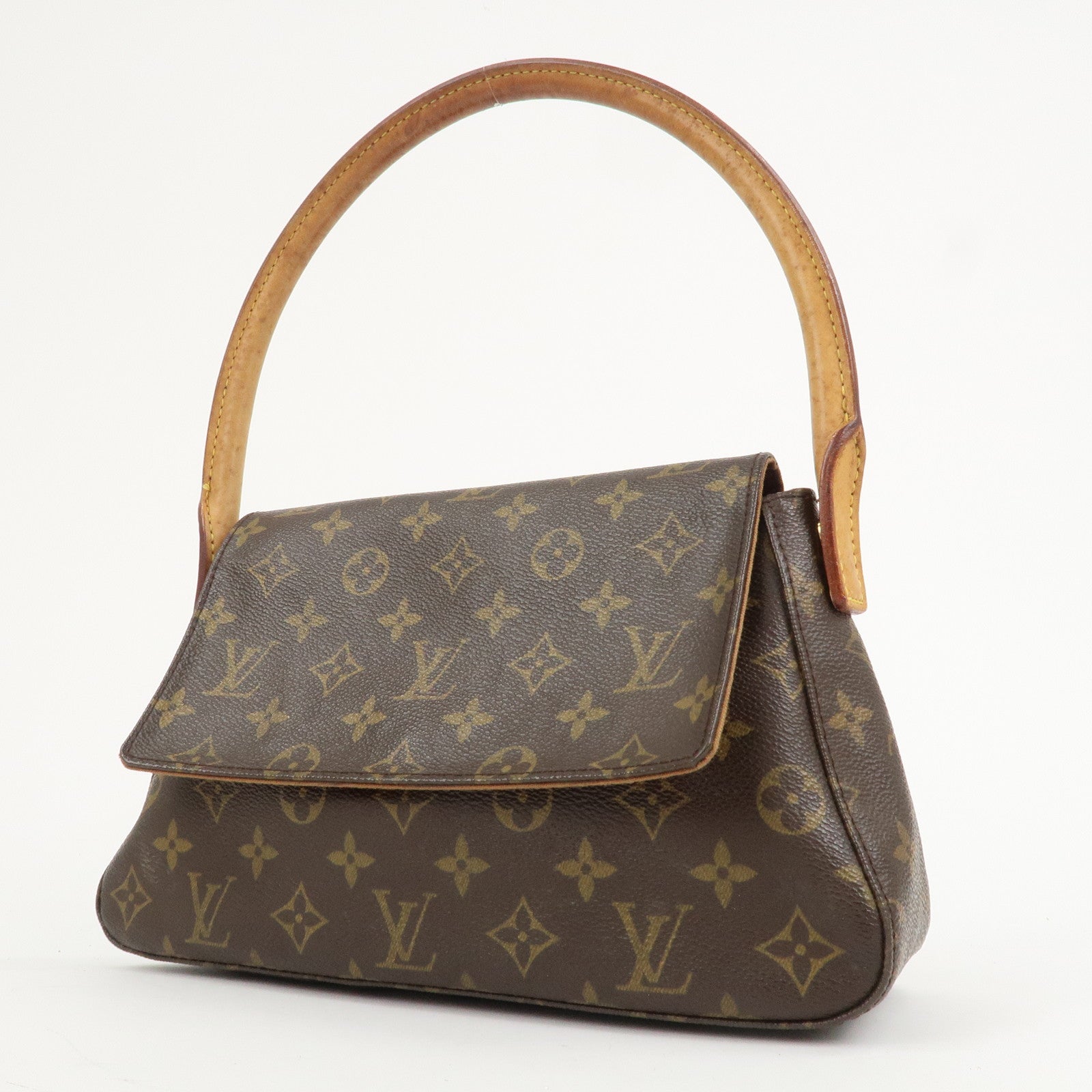 Louis Vuitton Monogram Mini Looping Shoulder Bag Brown M51147