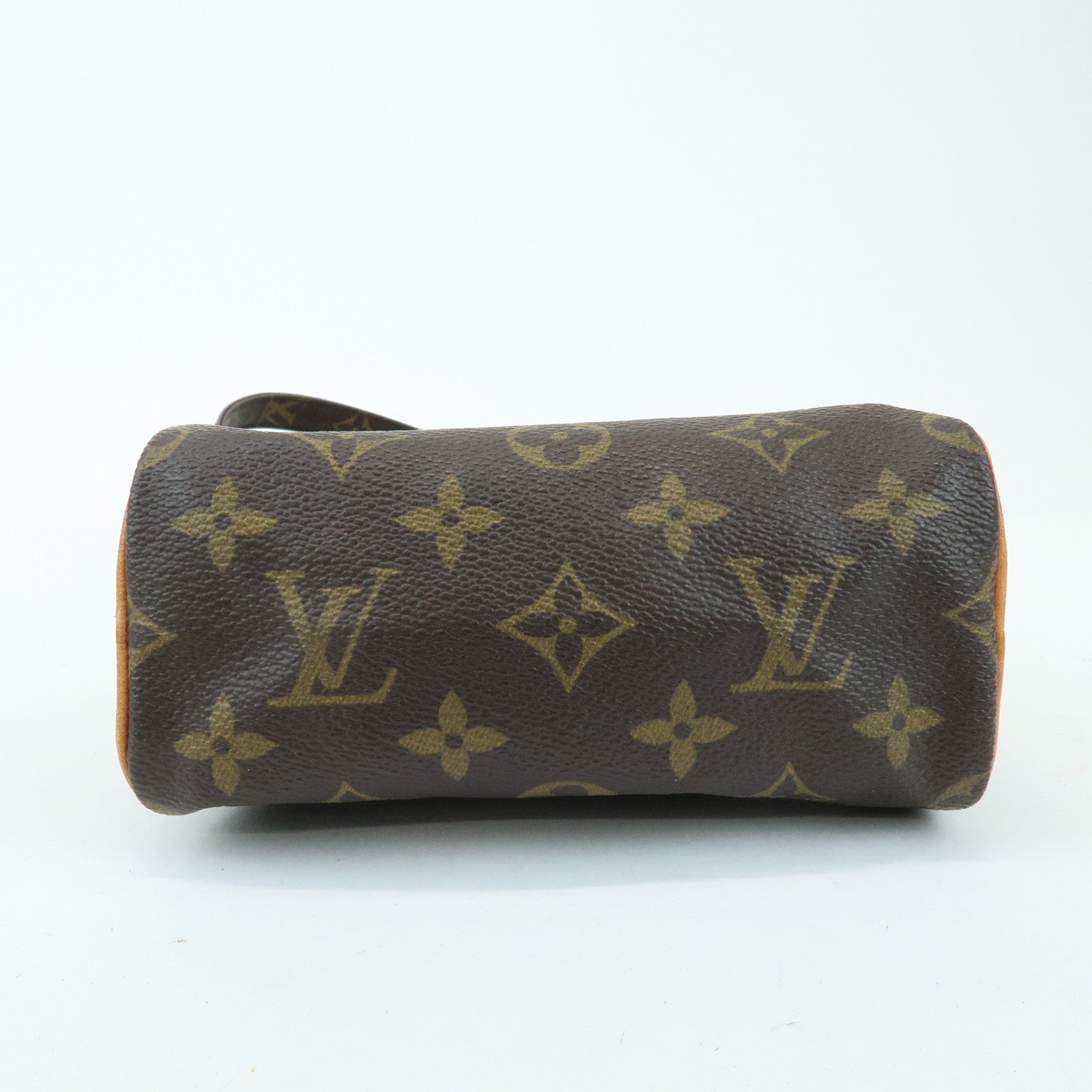 Louis Vuitton Monogram Mini Speedy Hand Shoulder Bag Brown M41534