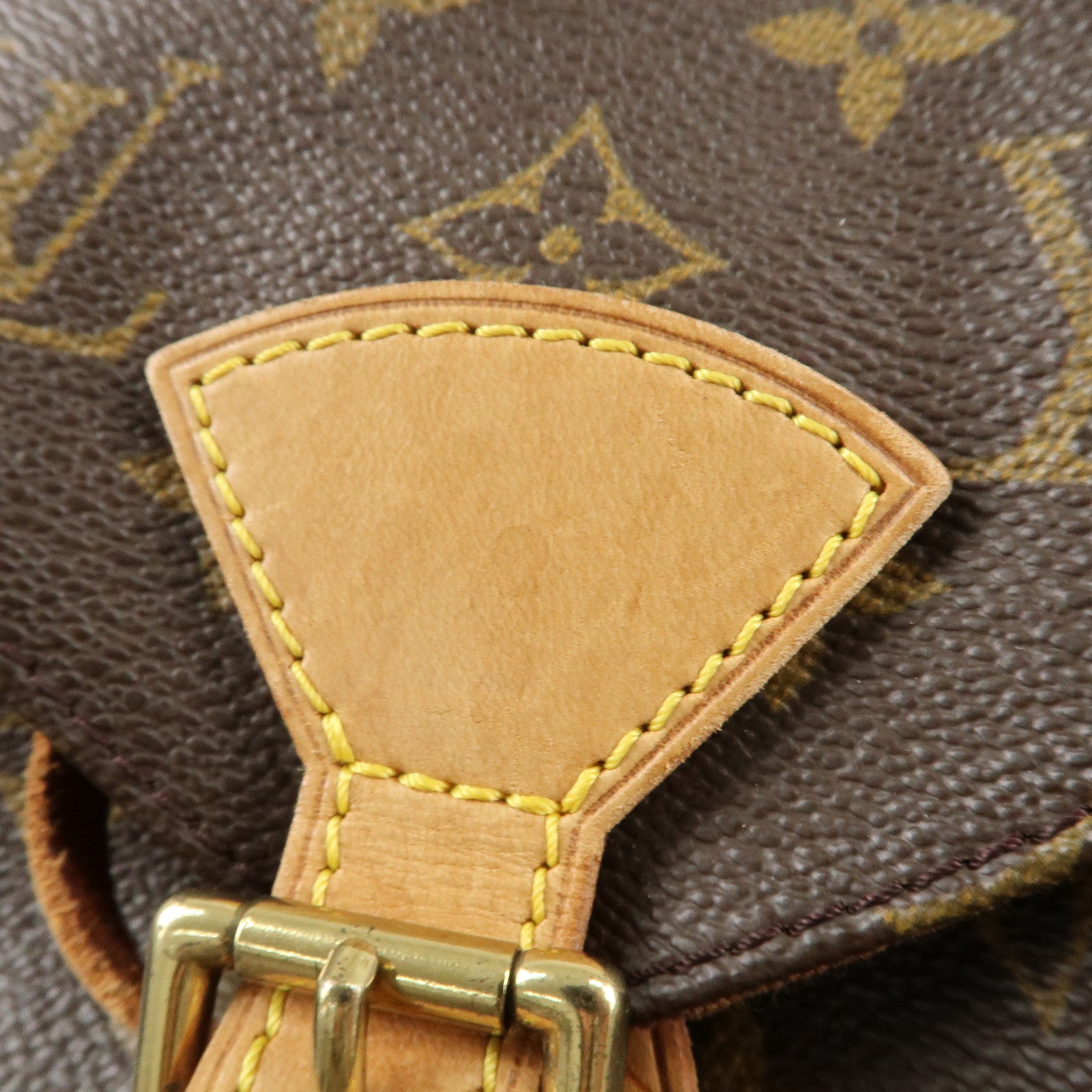 Louis Vuitton Monogram Montsouris MM Back Pack Ruck Sack M51136 Used