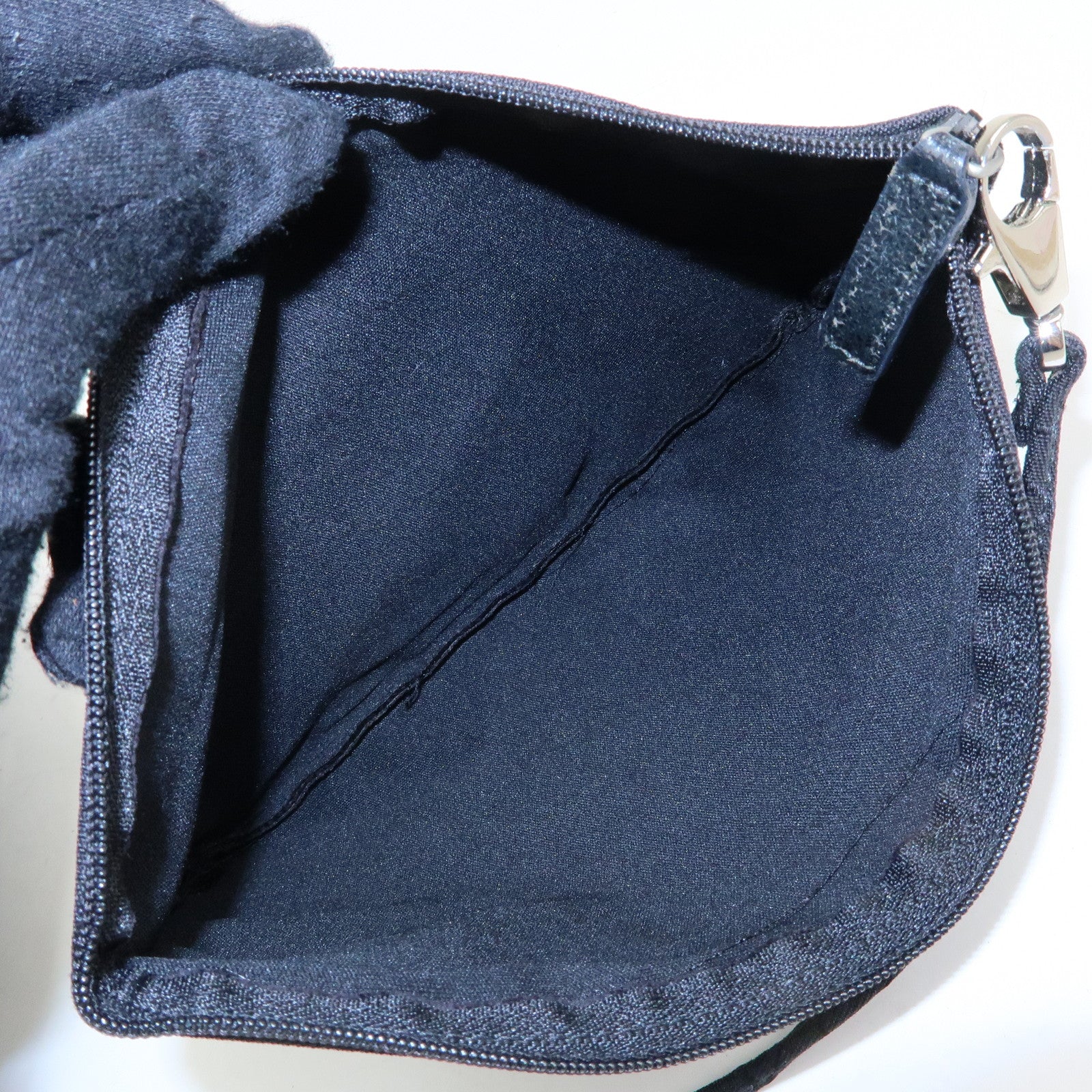 BVLGARI Logo Mania Canvas Leather Tote Bag Hand Bag Black