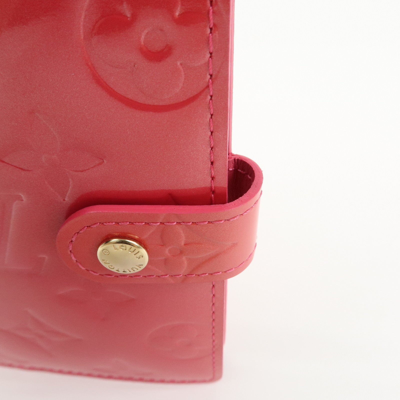 Louis Vuitton Monogram Vernis Agenda PM Planner Cover R2101F
