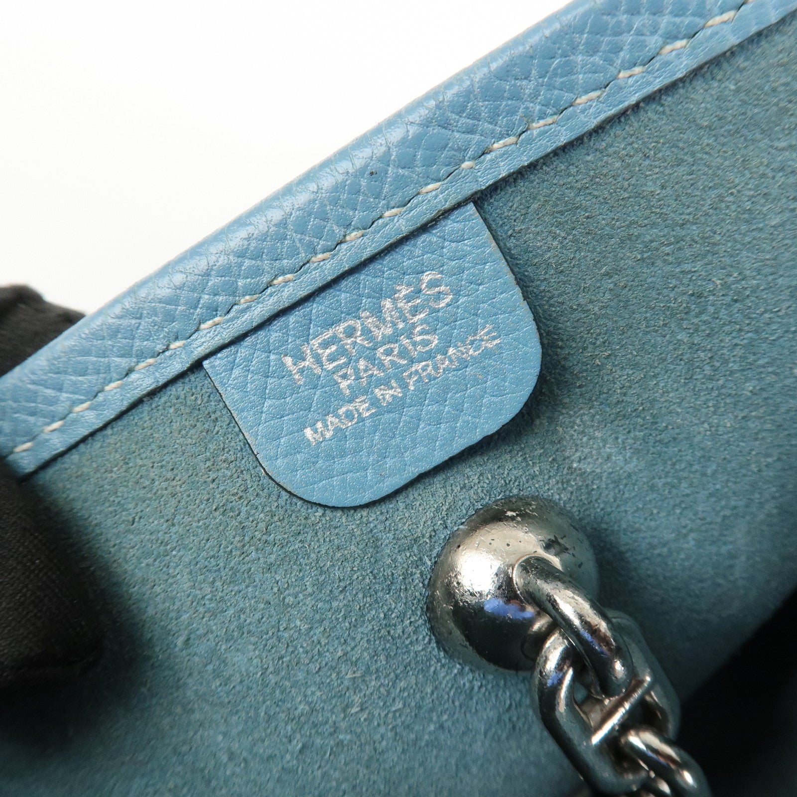 HERMES Vespa PM Veau Epsom Leather Shoulder Bag  J Stamped