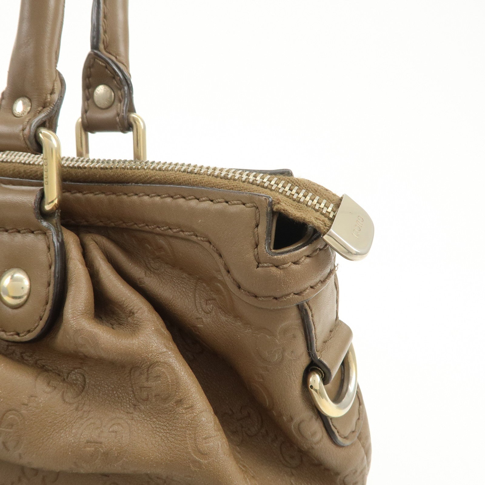 GUCCI Sukey Interlocking G Guccissima 2Way Shoulder Bag 247902