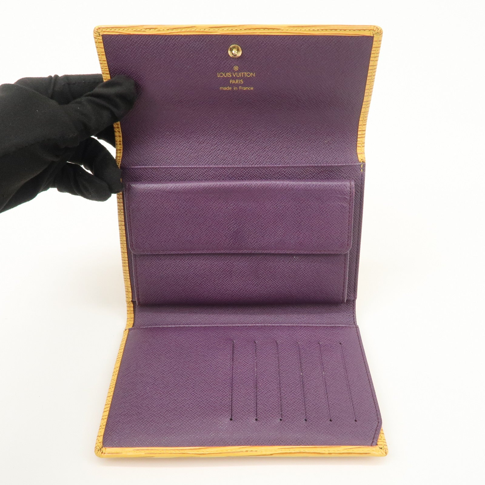 Louis Vuitton Epi leather Porte Tresor Etui Papier Wallet M63719