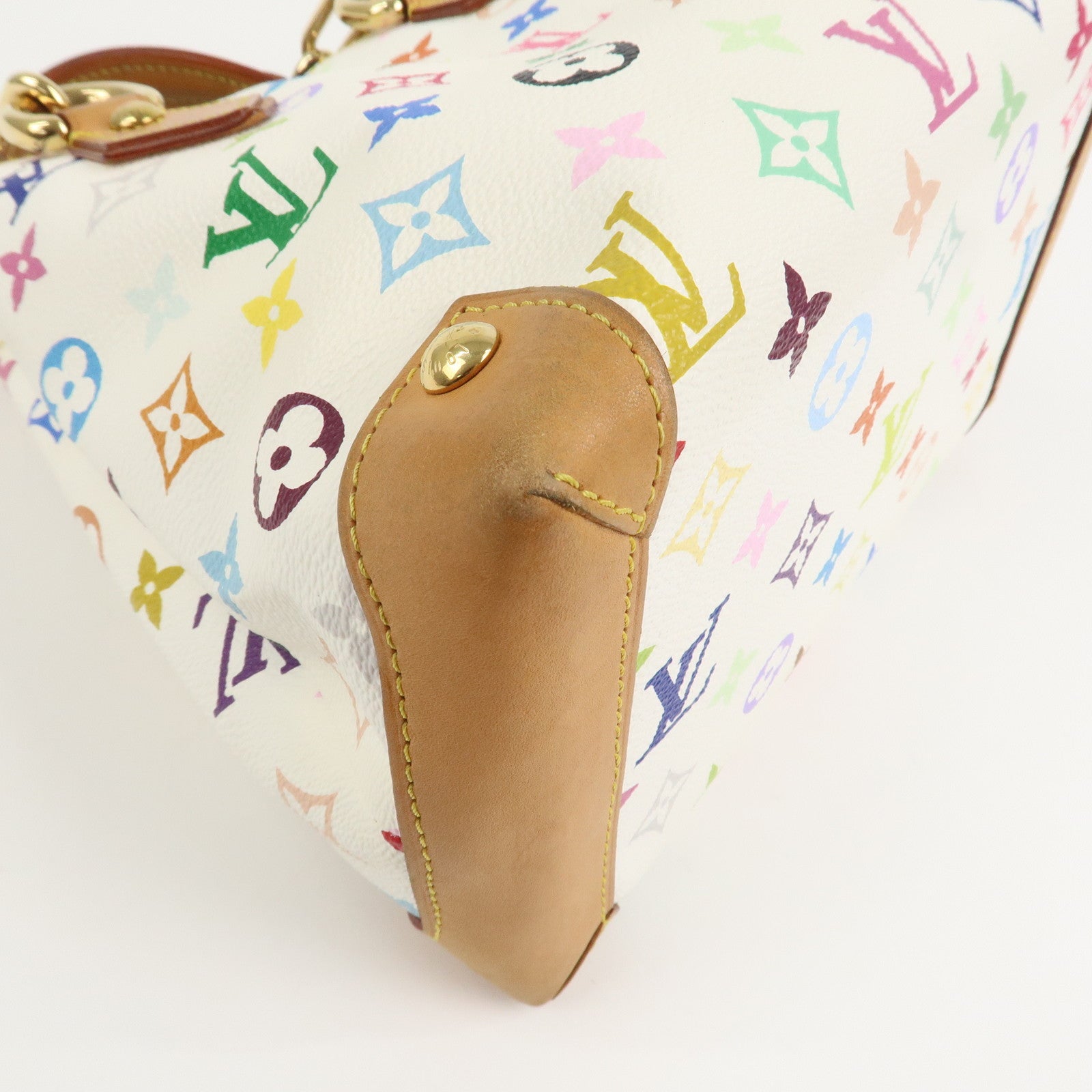 Louis Vuitton Monogram Multicolor Audra Hand Bag Blanc M40047