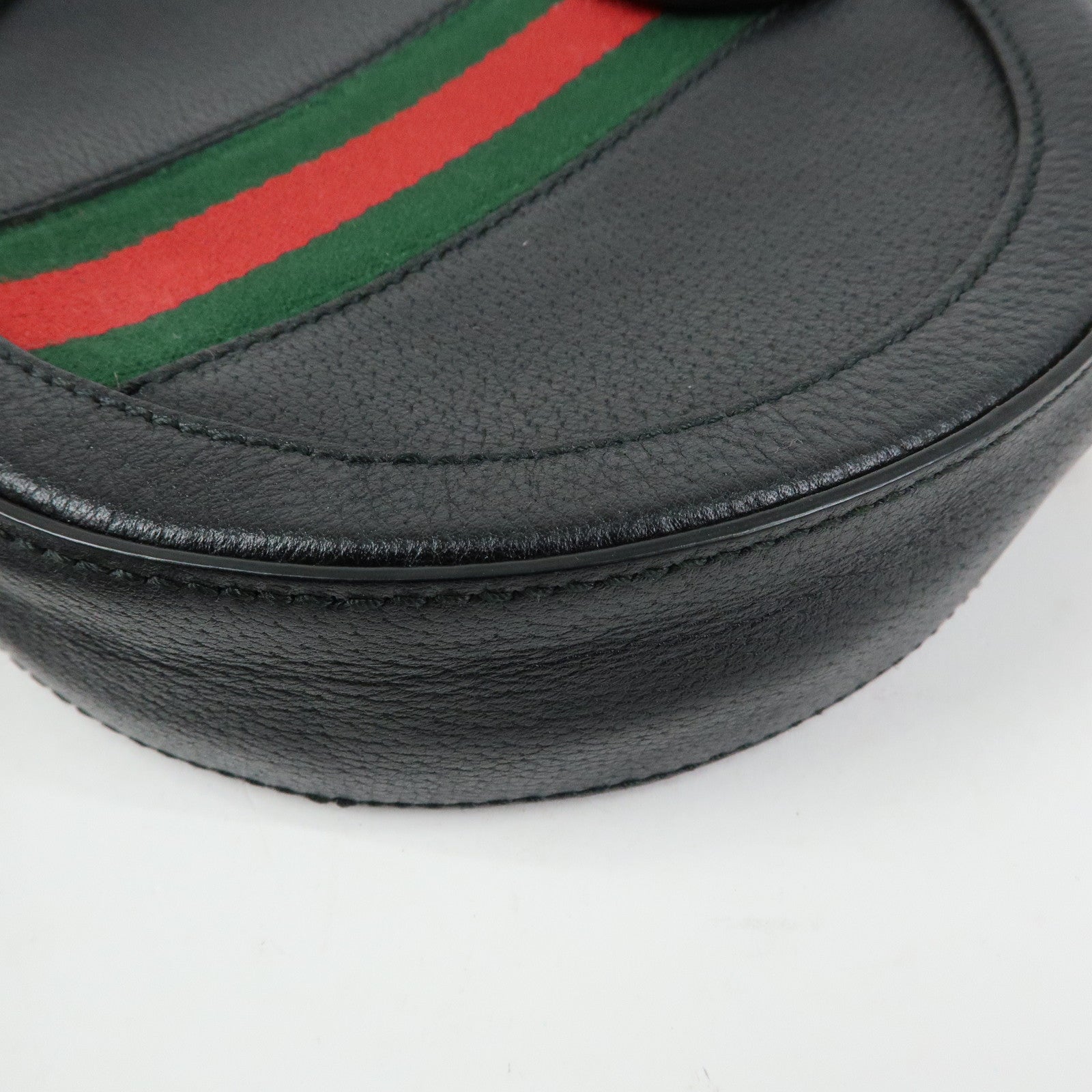 GUCCI Ophidia Sherry GG Marmont Mini Round Shoulder Bag 550618