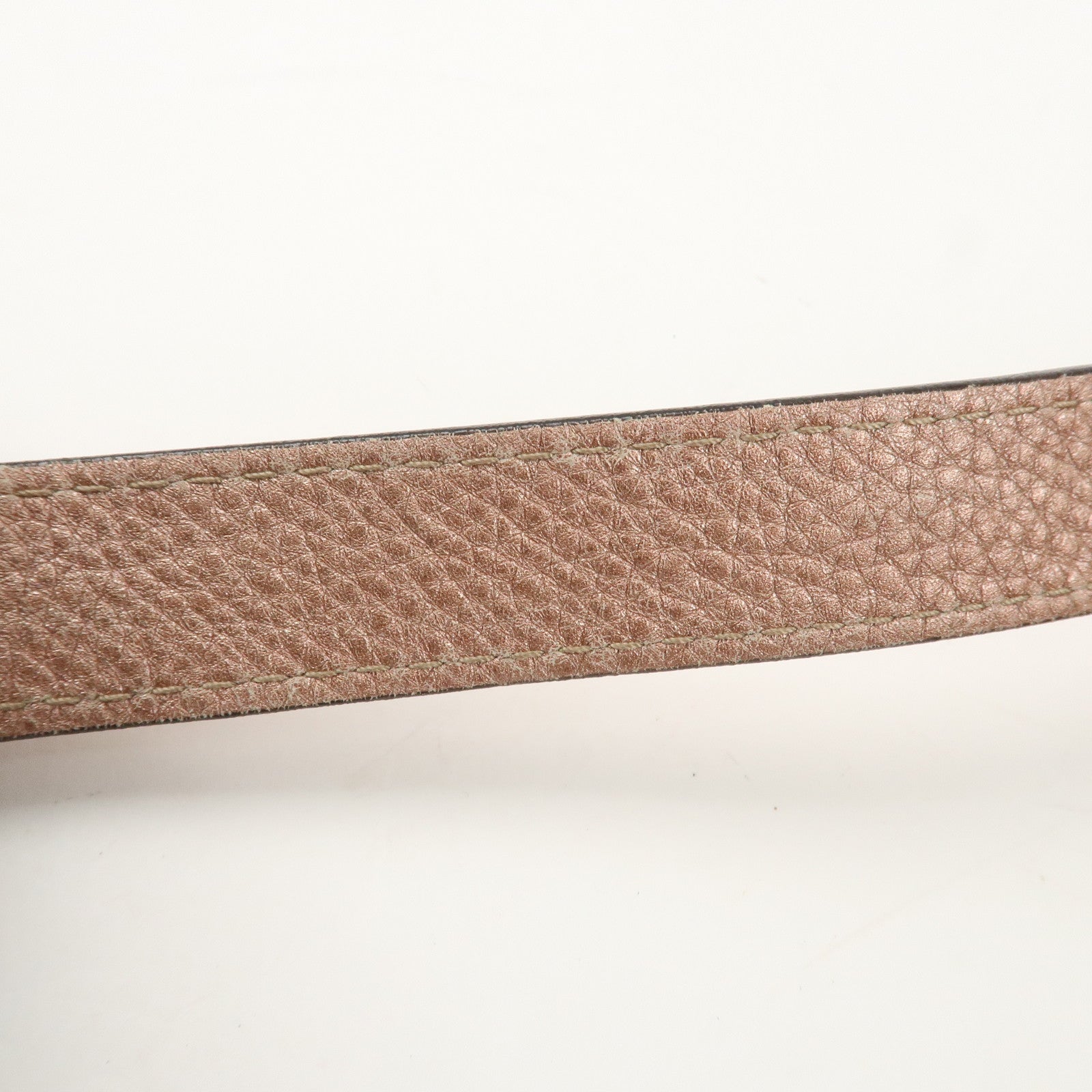 GUCCI Bamboo GG Canvas Leather 2Way Shoulder Bag Beige Pink 282300 Used